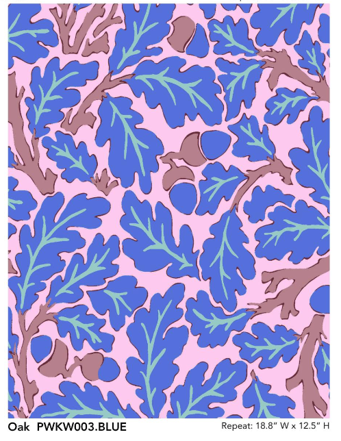 Oak / Blue by Kaffe Fassett x William Morris & Co.