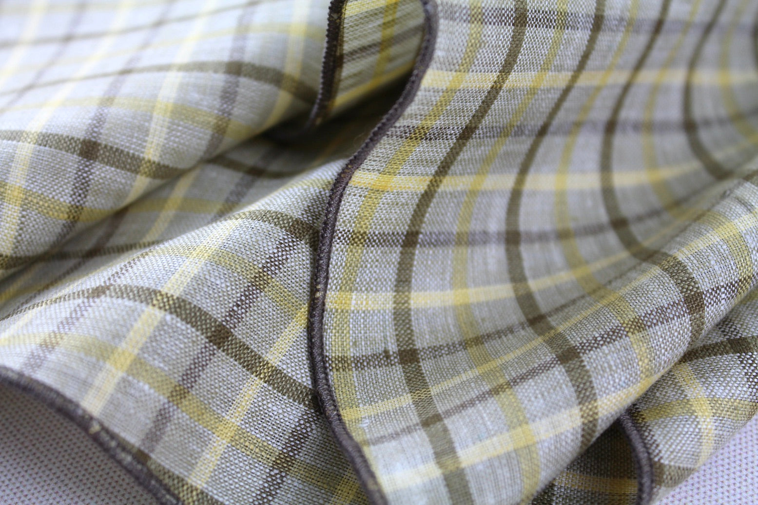 Oatmeal Italian Linen Kerchief