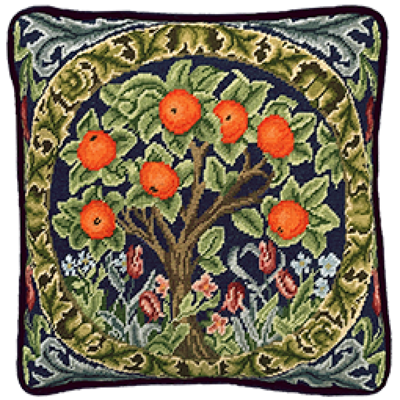 Orange Tree Needlepoint Kit / William Morris & Co.