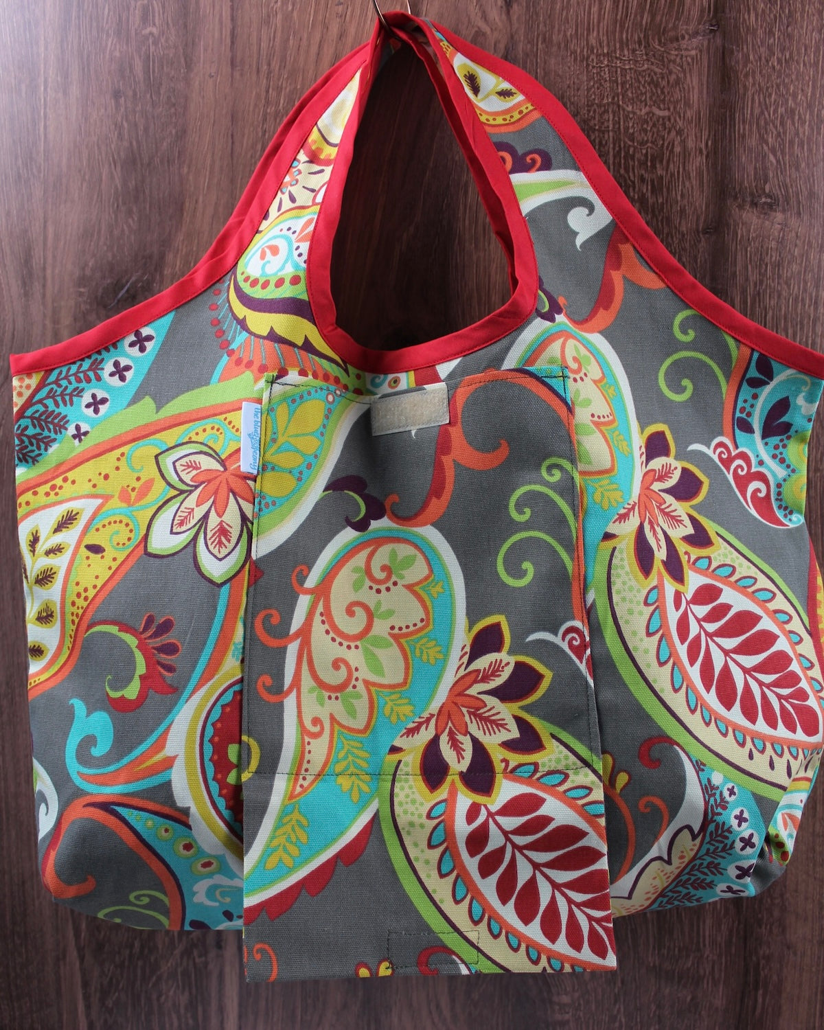 Paisley Folding Shopping Tote