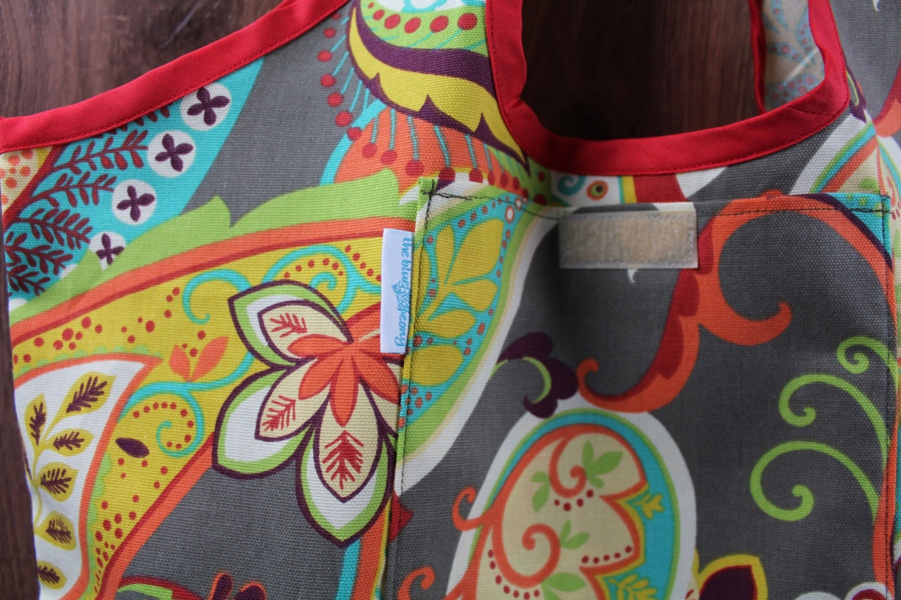 Paisley Folding Shopping Tote