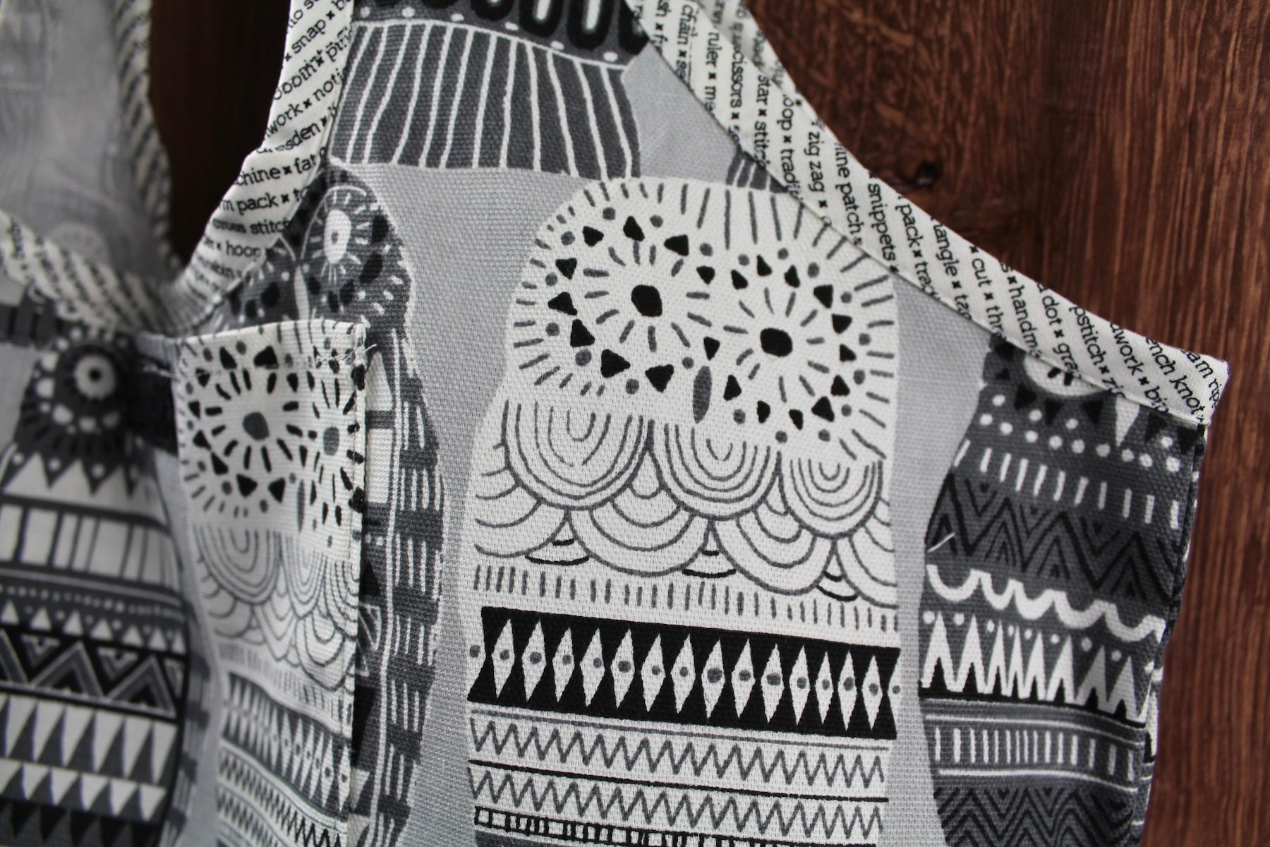 Patterned Owls Folding Shopping Tote