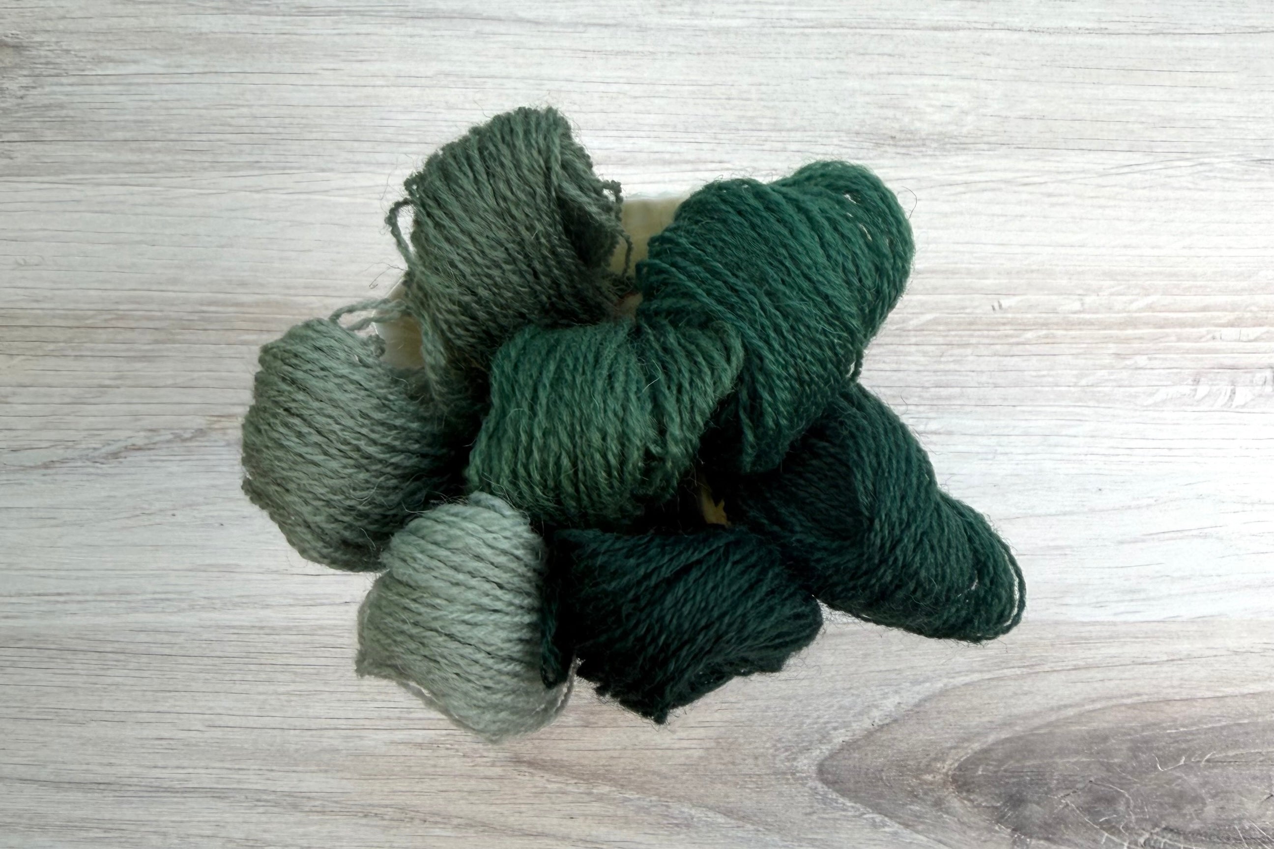 Individual Appletons Crewel Wool Skeins from the Peacock Blue Colorway