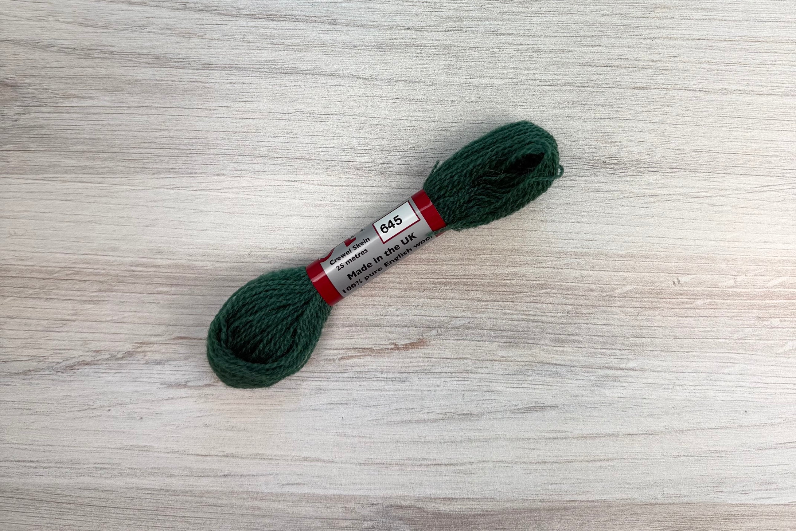 Individual Appletons Crewel Wool Skeins from the Peacock Blue Colorway