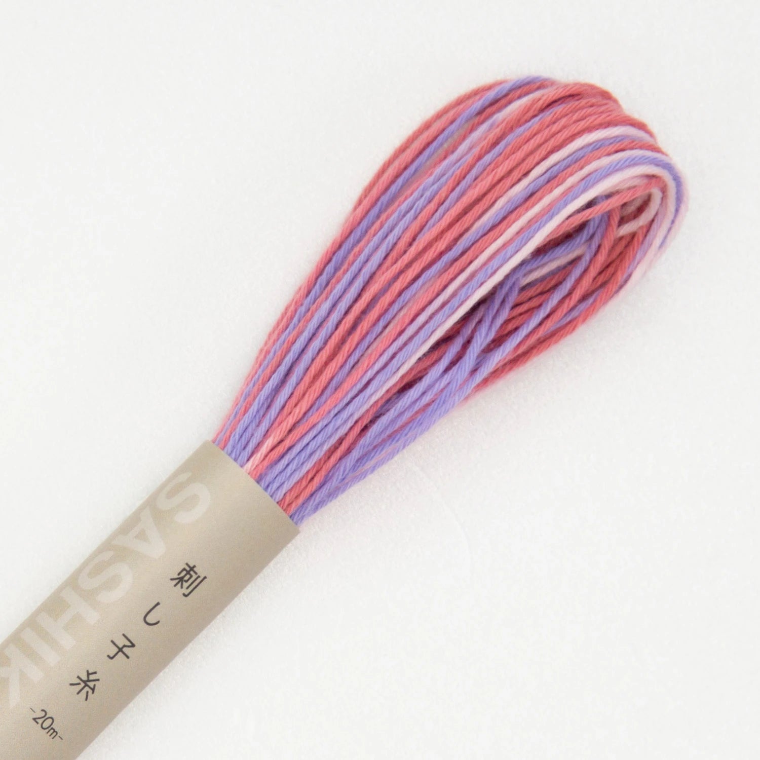 Olympus Sashiko Thread - Pink Purple Variegated (#73)