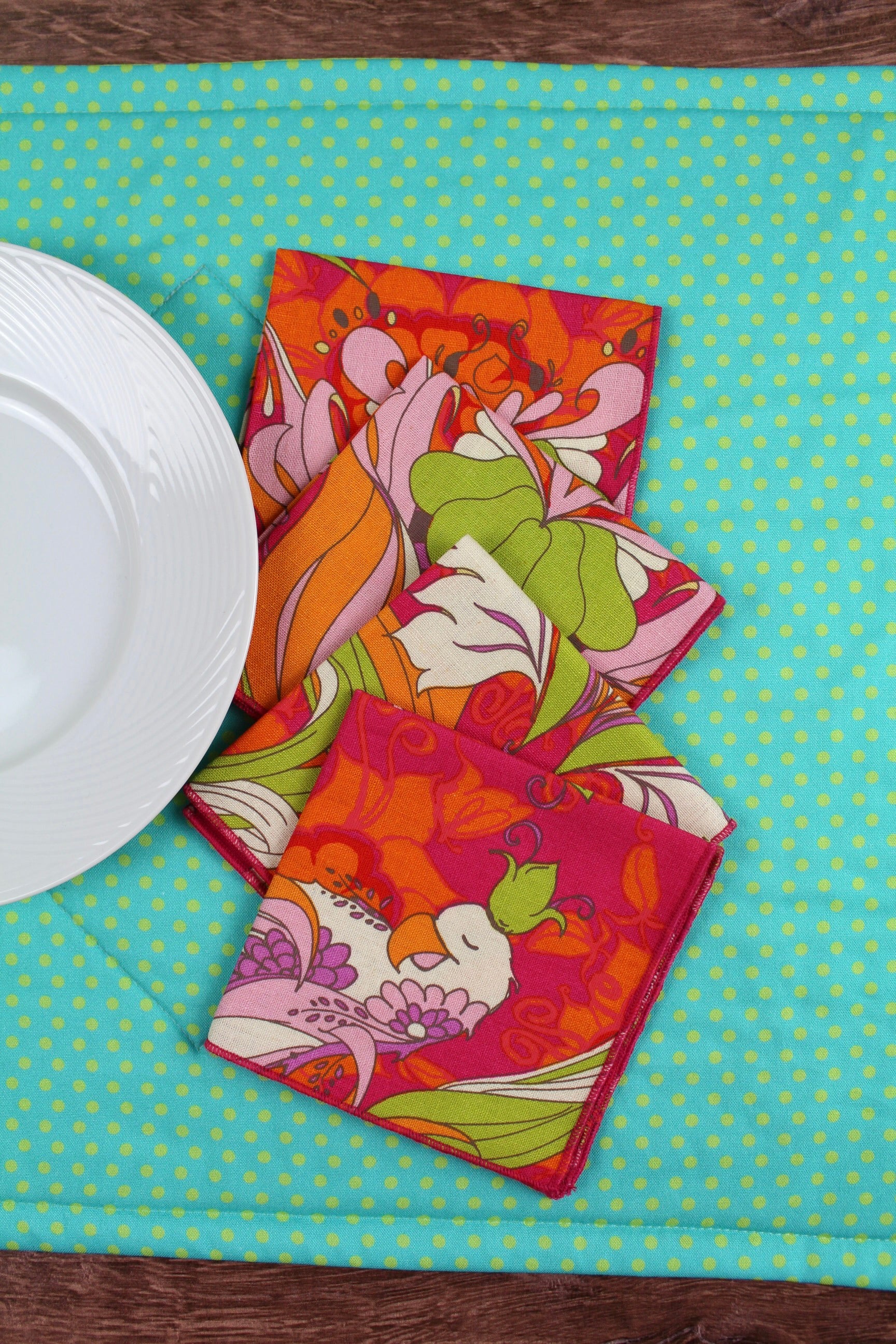 Pop Art Polka Dot Placemats