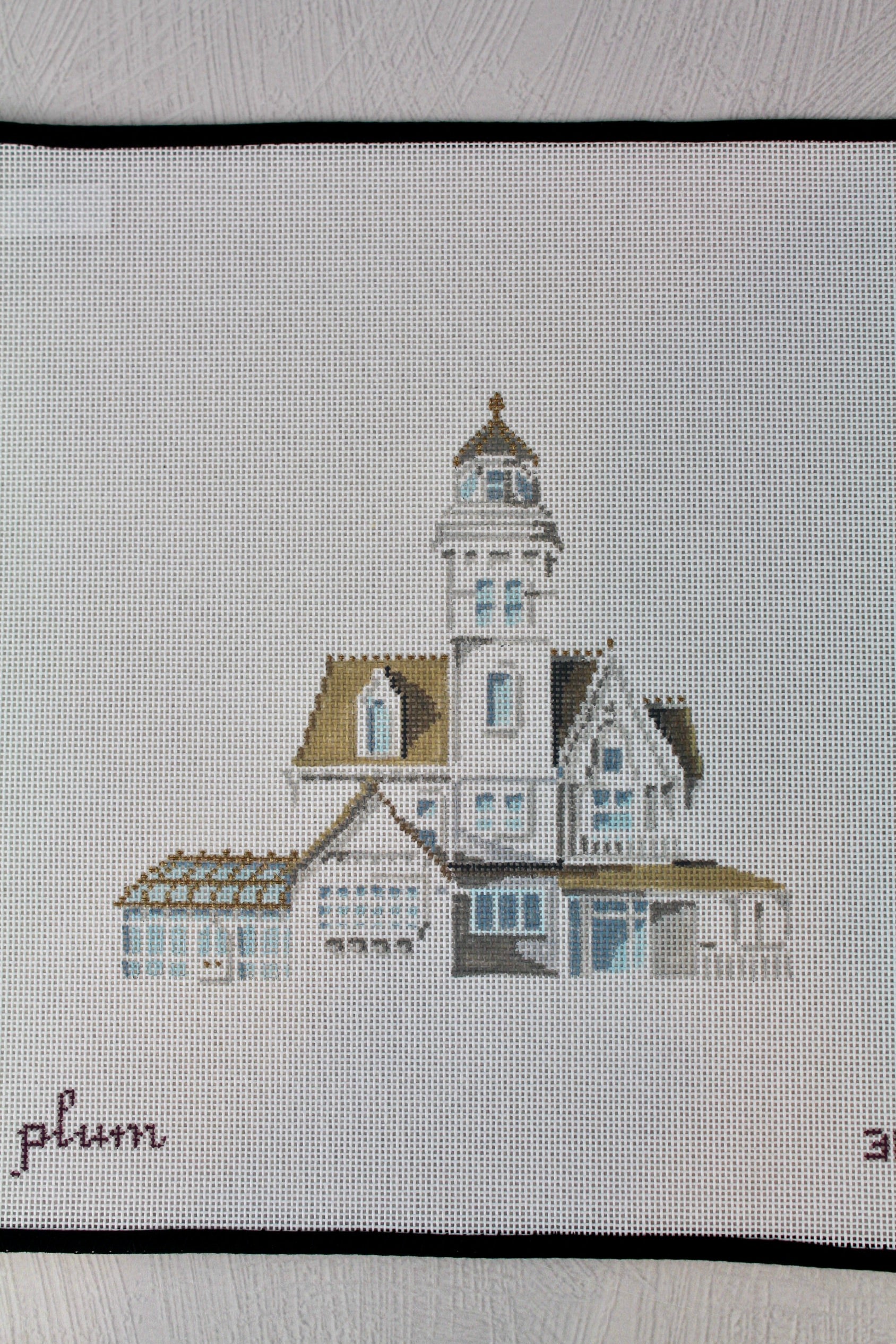 Practical Magic House Needlepoint Canvas