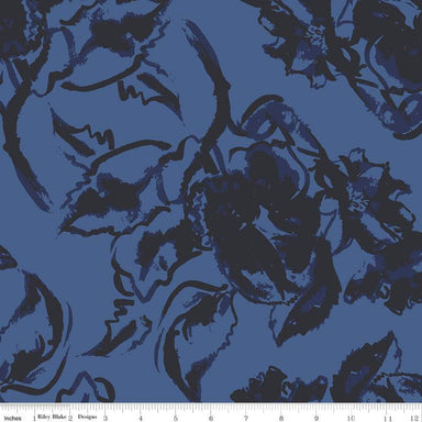 Navy Waxed Cotton Canvas 8oz — The Blue Peony