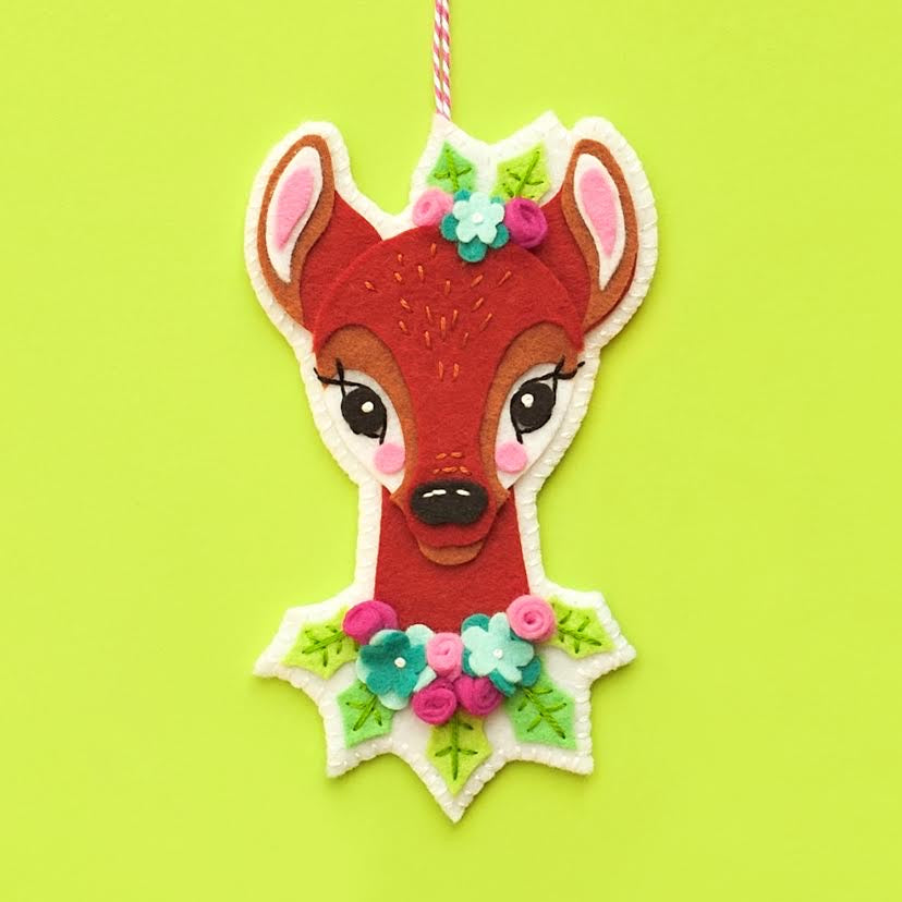 Reindeer Ornament Felt Craft Kit