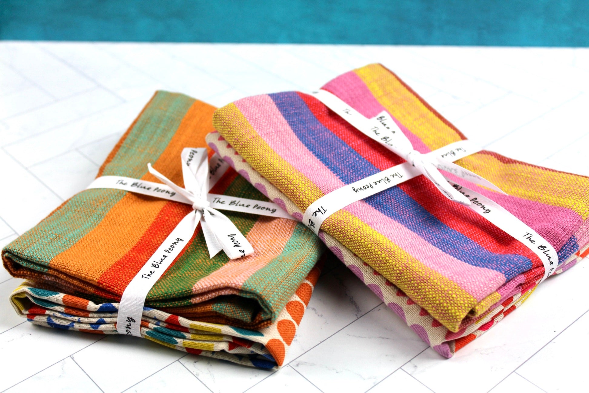 Ruby Star Dish Towel Set