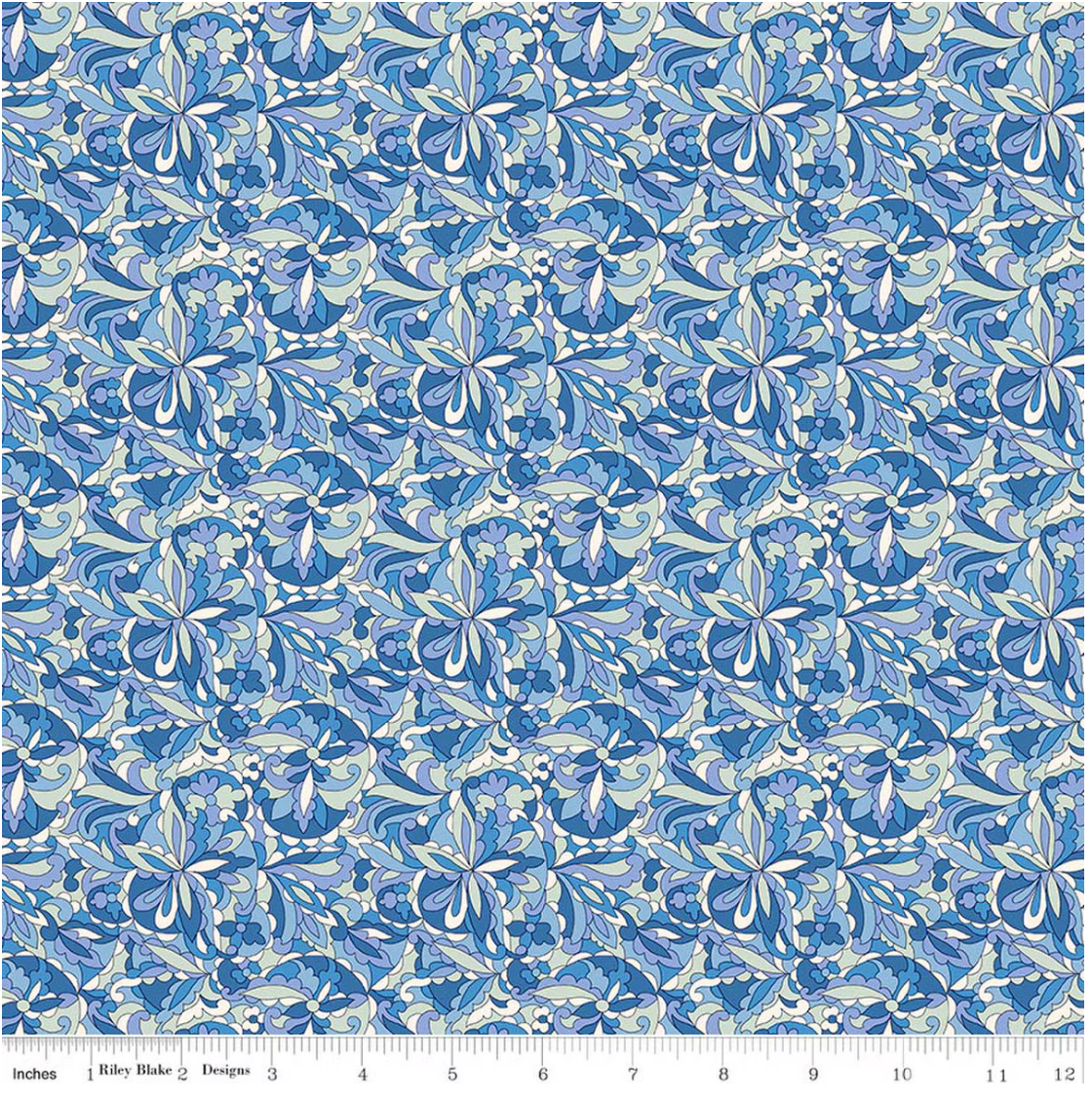 Swirling Kaleidoscope (B) by Liberty Fabrics
