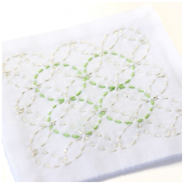 Olympus Sashiko Thread - Lame Grey (#SL 3)