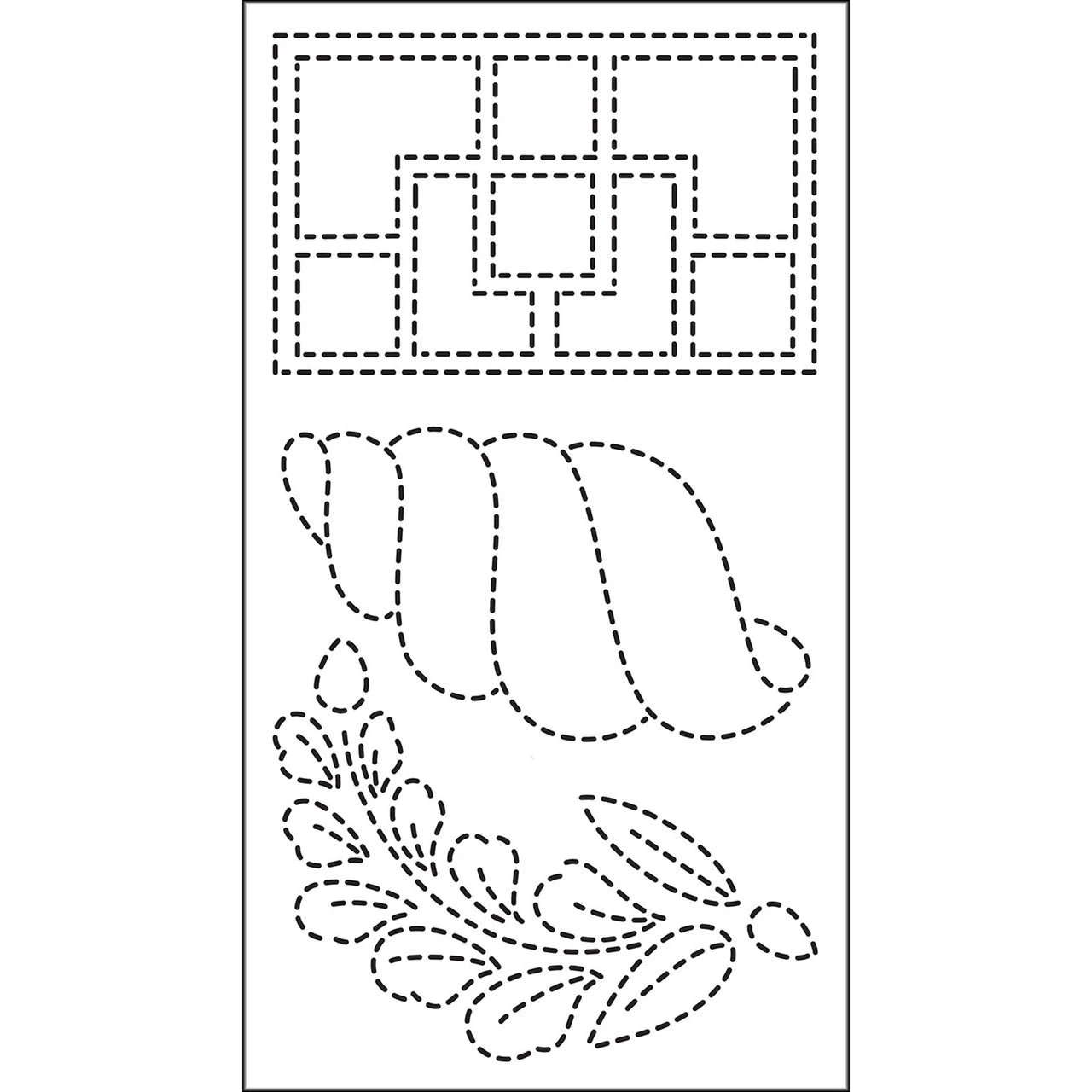Sashiko Stencils: Borders & Classic Motifs