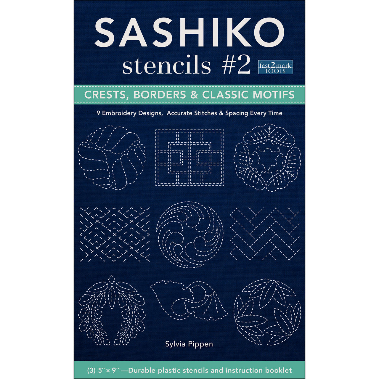 Sashiko Stencils: Borders & Classic Motifs