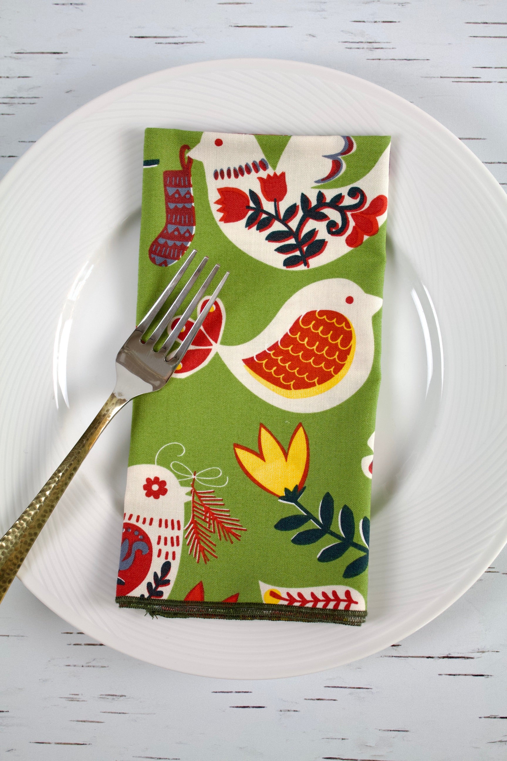 Scandi Partridge Napkins