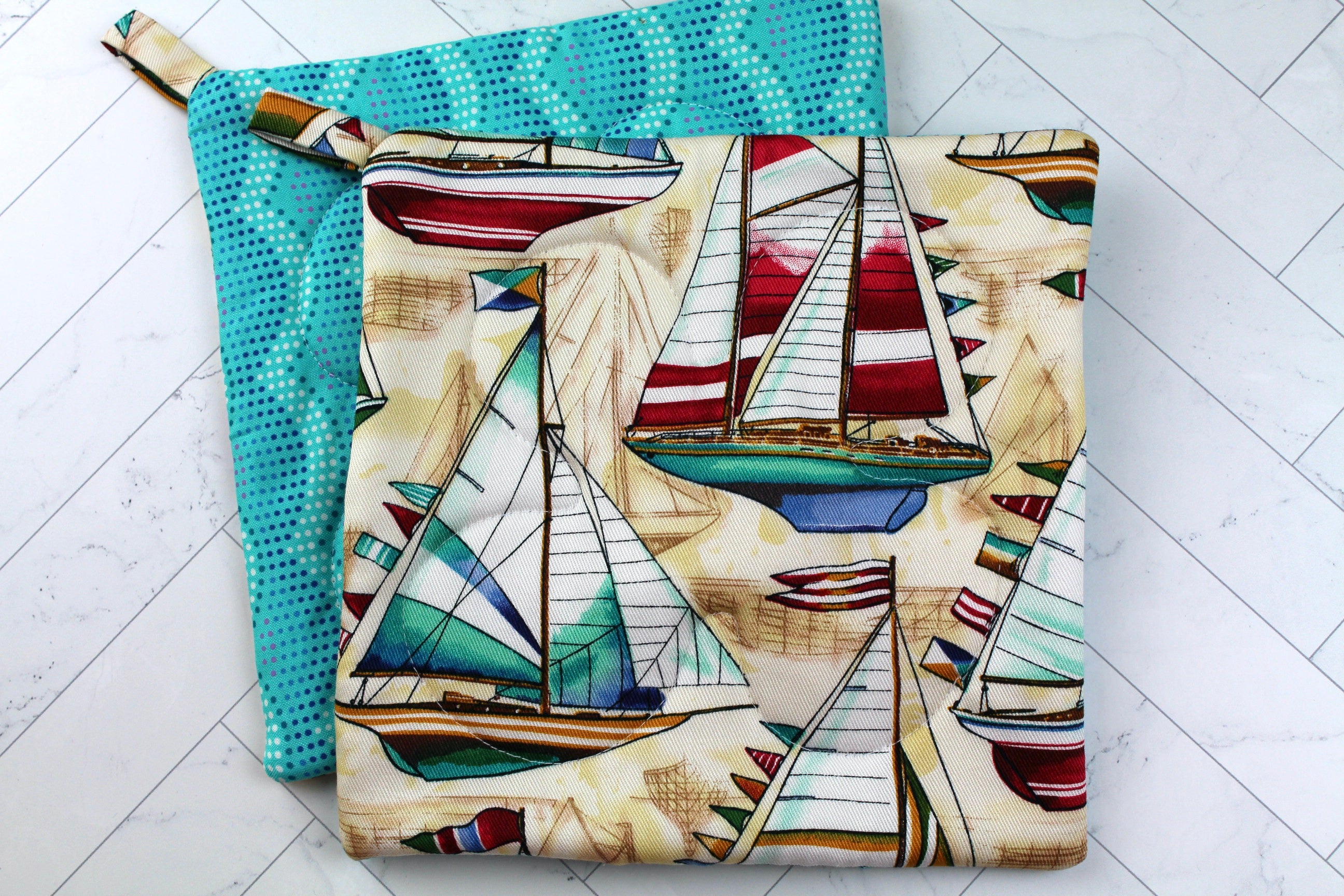Schooner Potholder