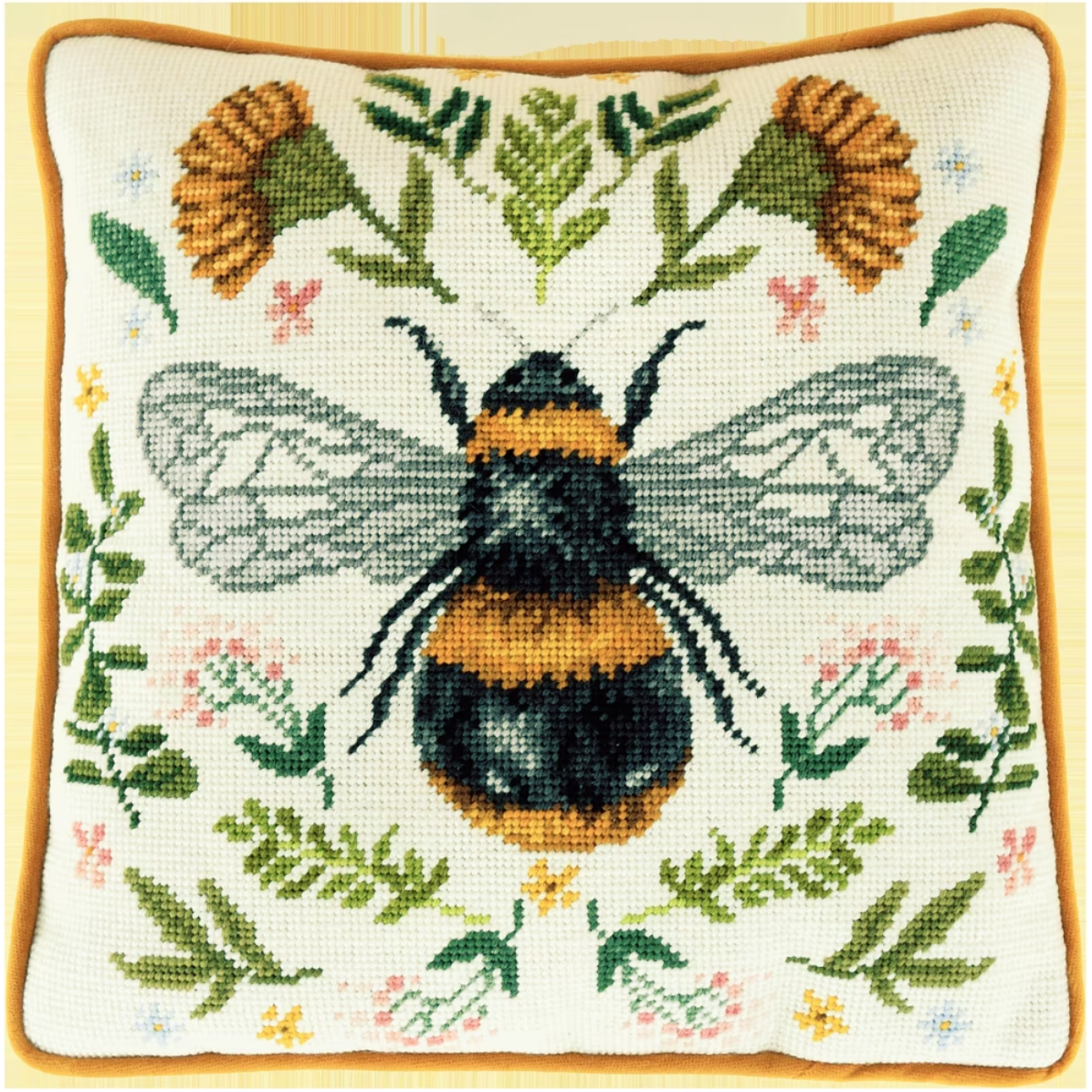Botanical Bee Needlepoint Kit
