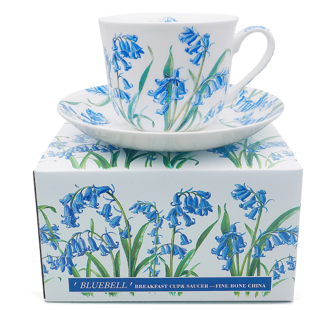 Bluebell Breakfast Cup and Saucer