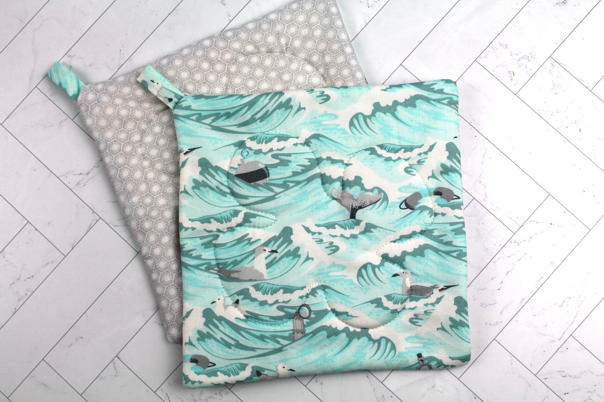 Sea Debris Potholder