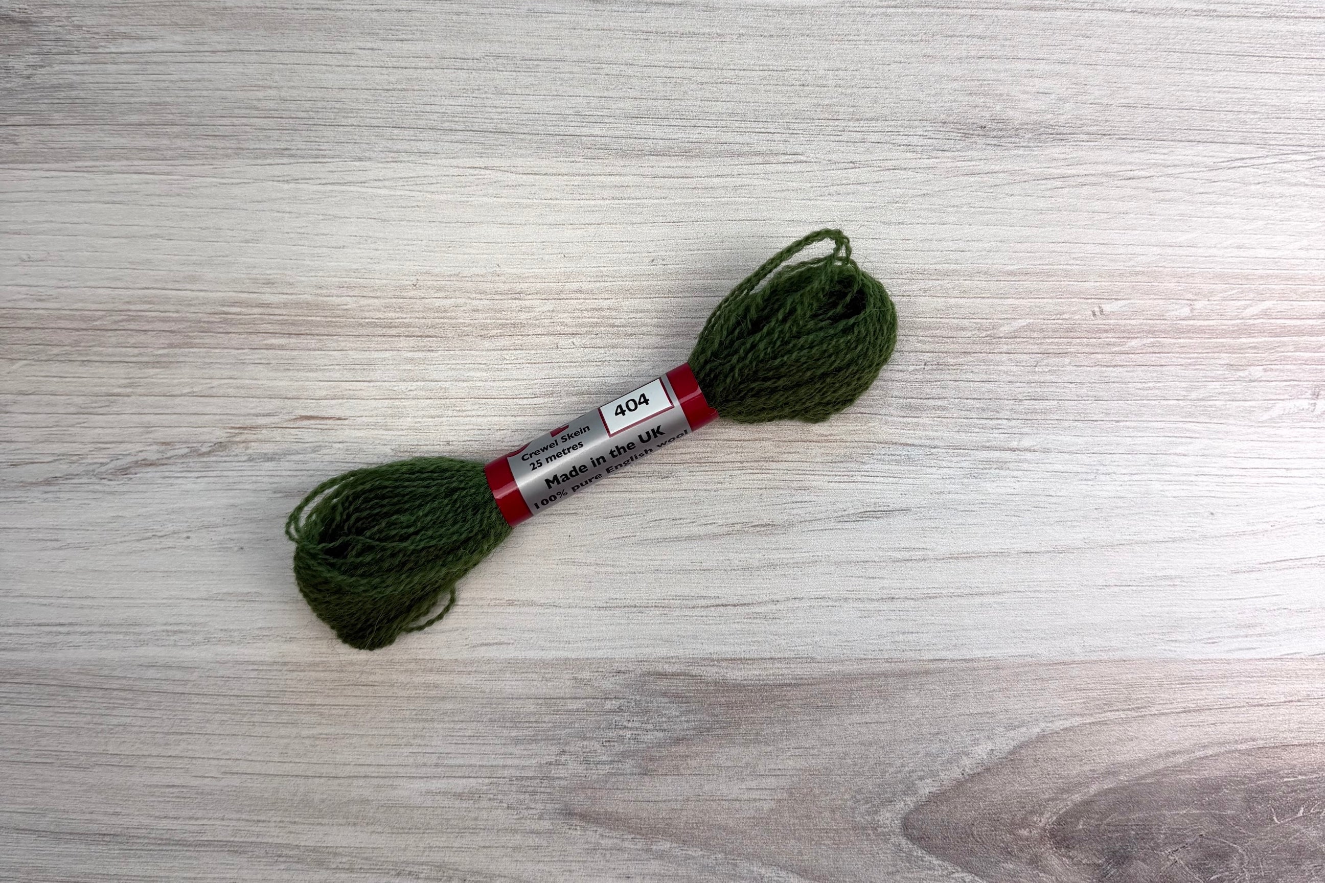 Individual Appletons Crewel Wool Skeins from the Sea Green Colorway