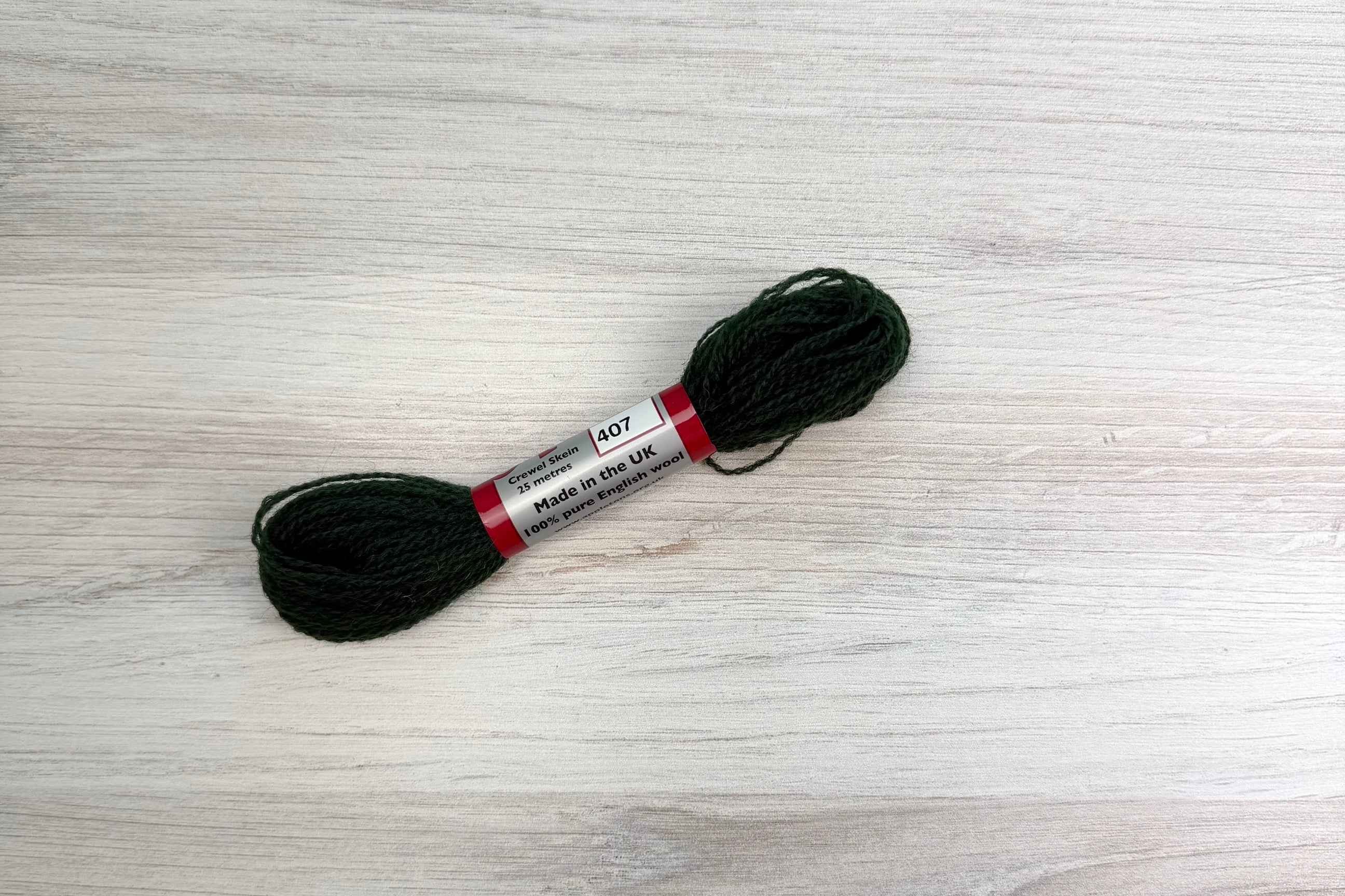 Individual Appletons Crewel Wool Skeins from the Sea Green Colorway