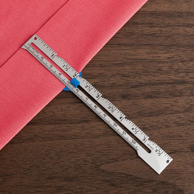Metal Seam Gauge — The Blue Peony