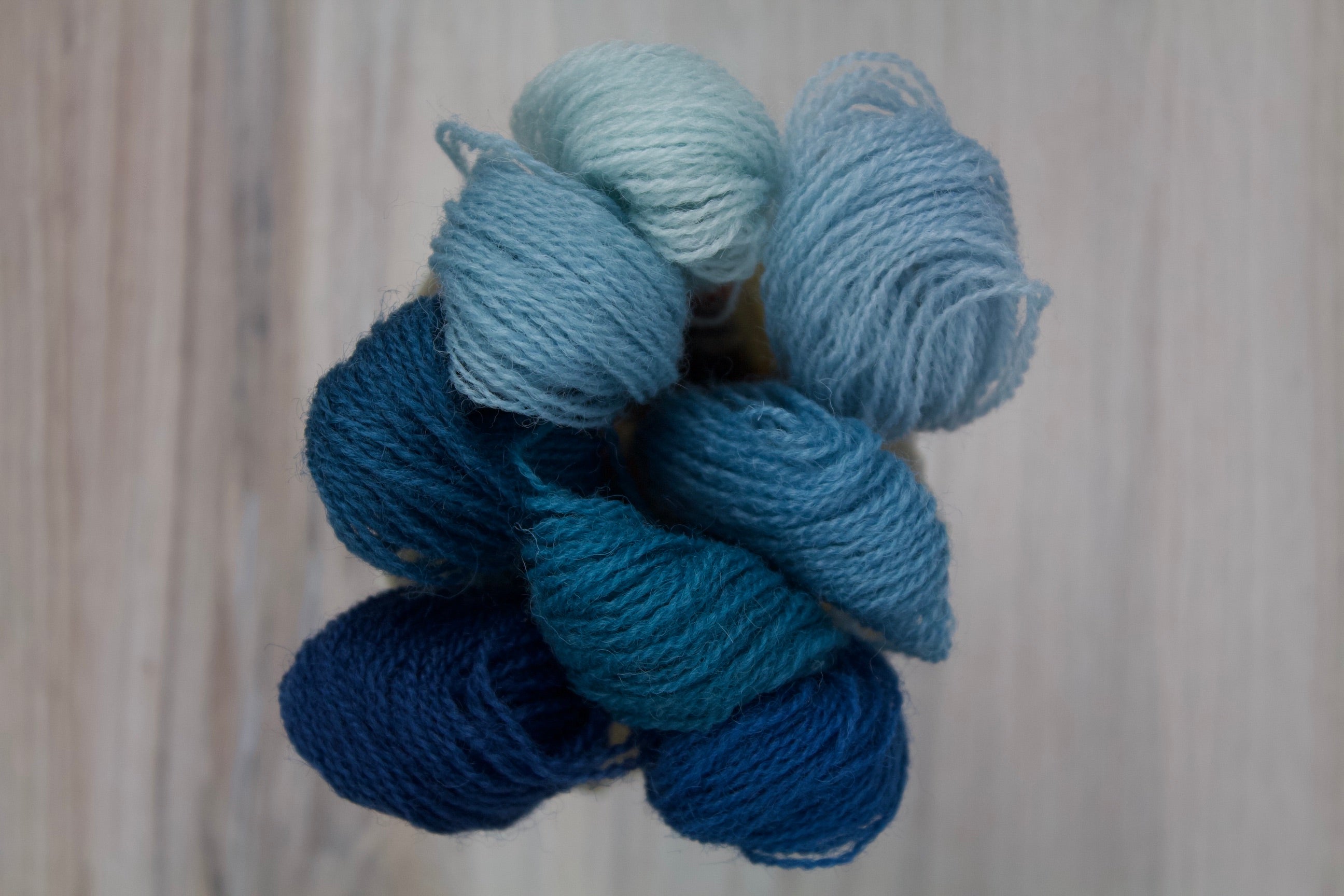 Individual Appletons Crewel Wool Skeins from the Sky Blue Colorway