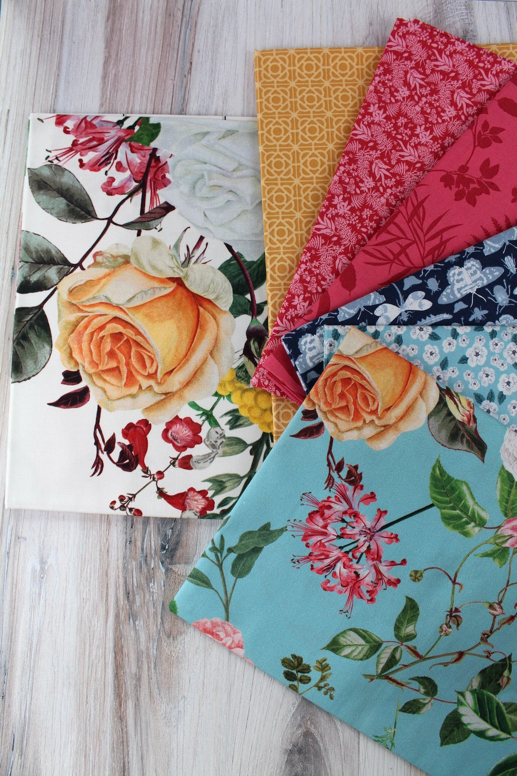 Floral Gardens 1yd Bundle in Sky