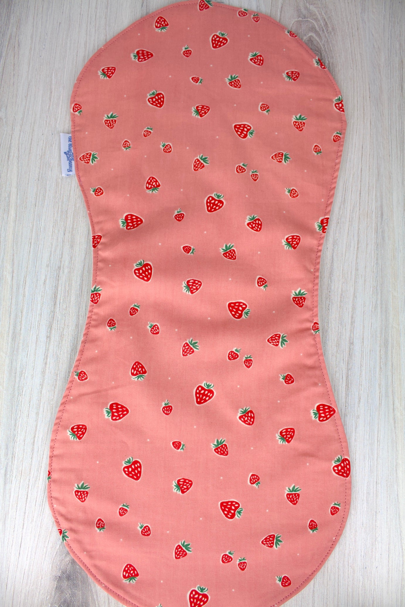 Strawberries Burp Bib
