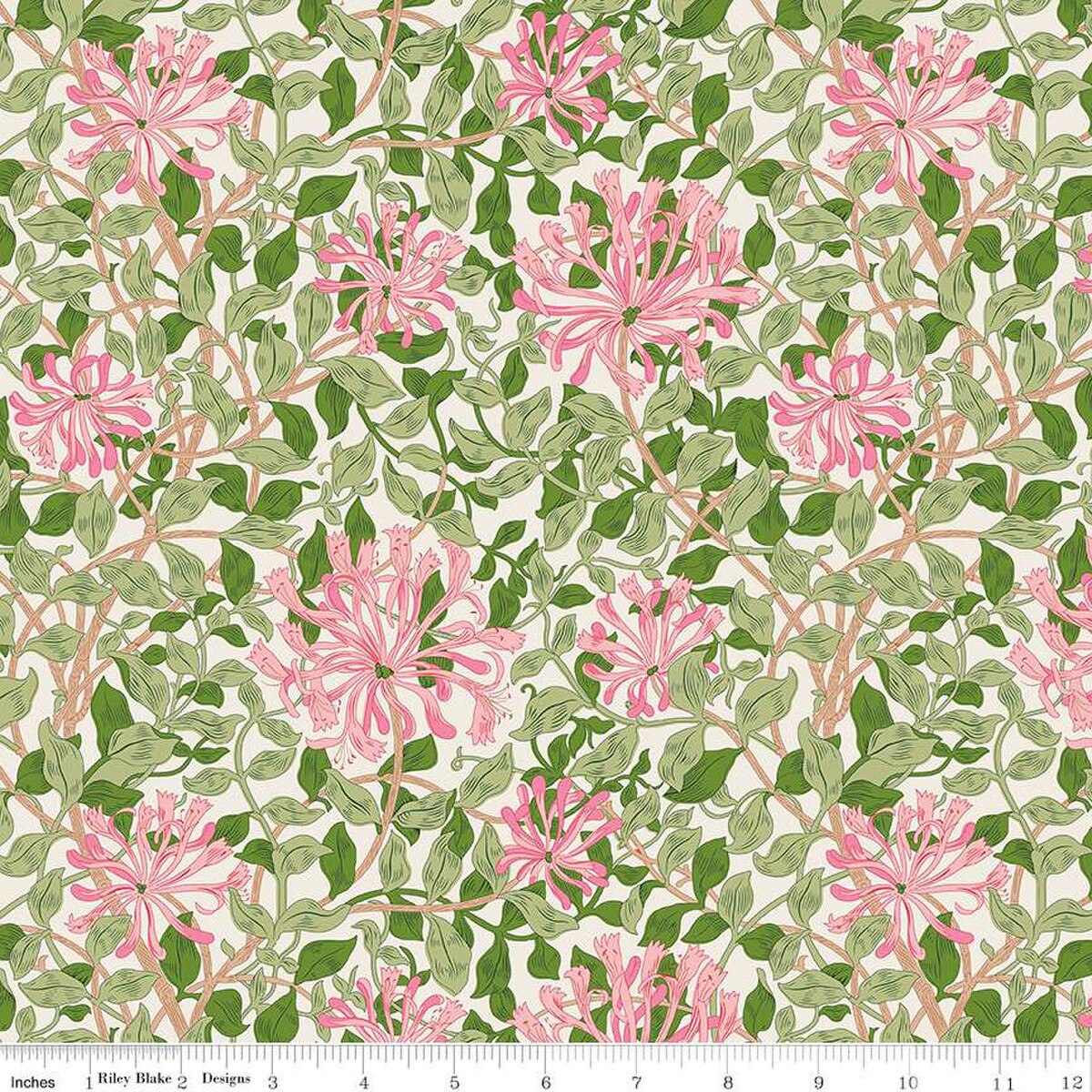 Trailing Honeysuckle (A) by Liberty Fabrics