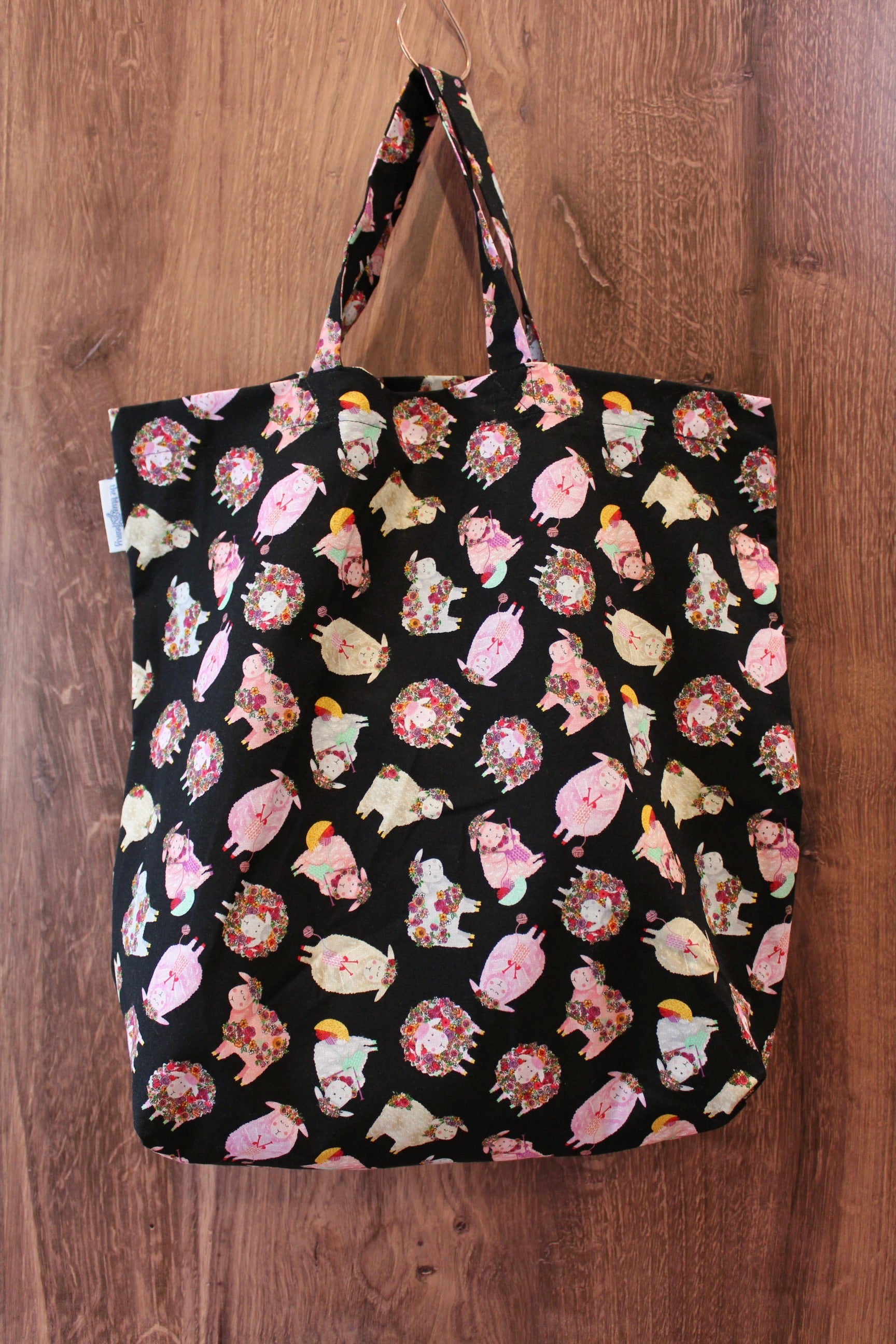 The $12 Grocery Tote / Knitting Sheep