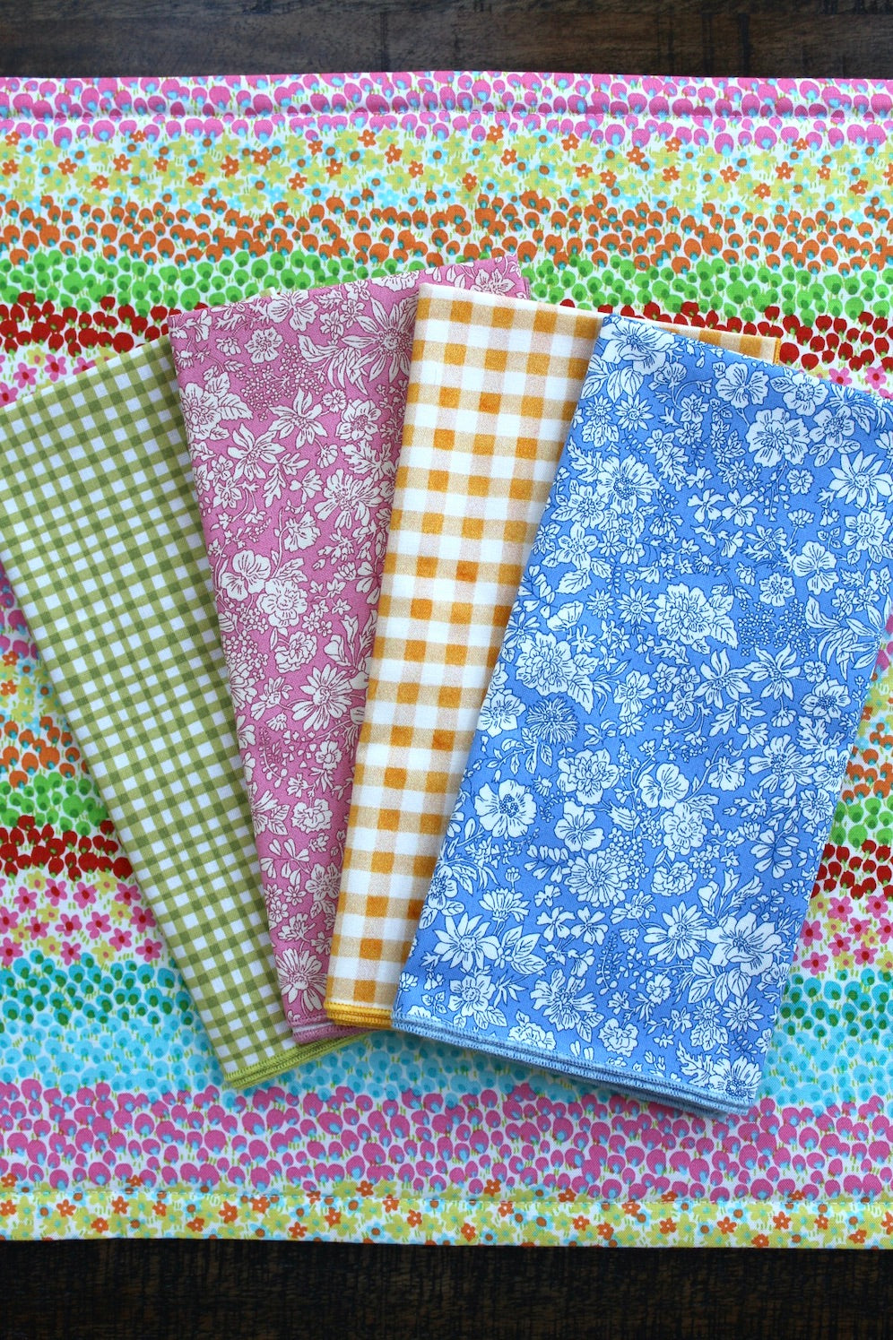 Tulip Triumph Placemats (Liberty of London Fabric)