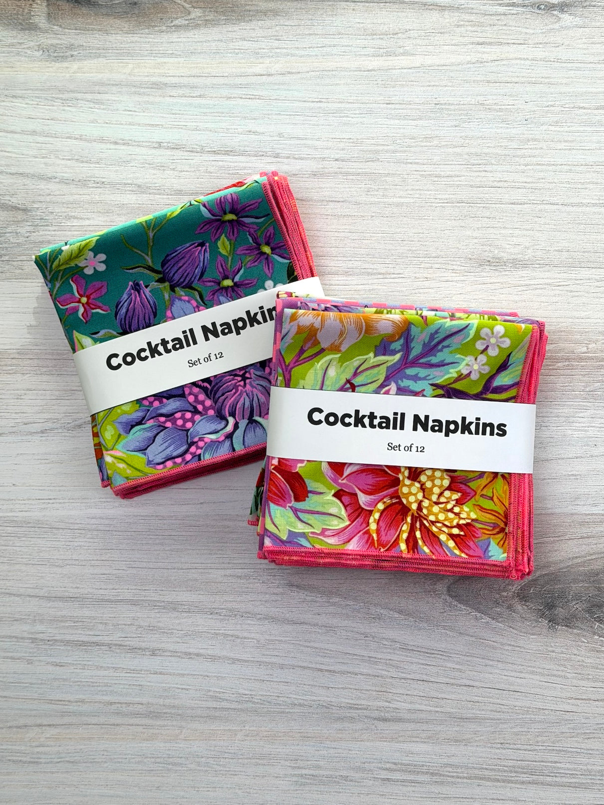 Untamed Cocktail Napkins in Cosmic