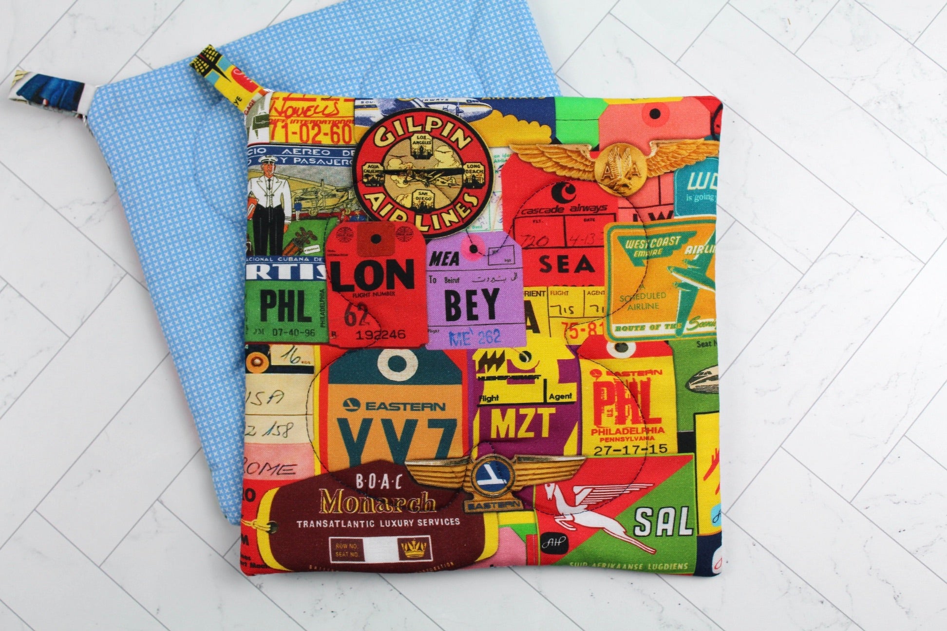 Vintage Airlines Potholder