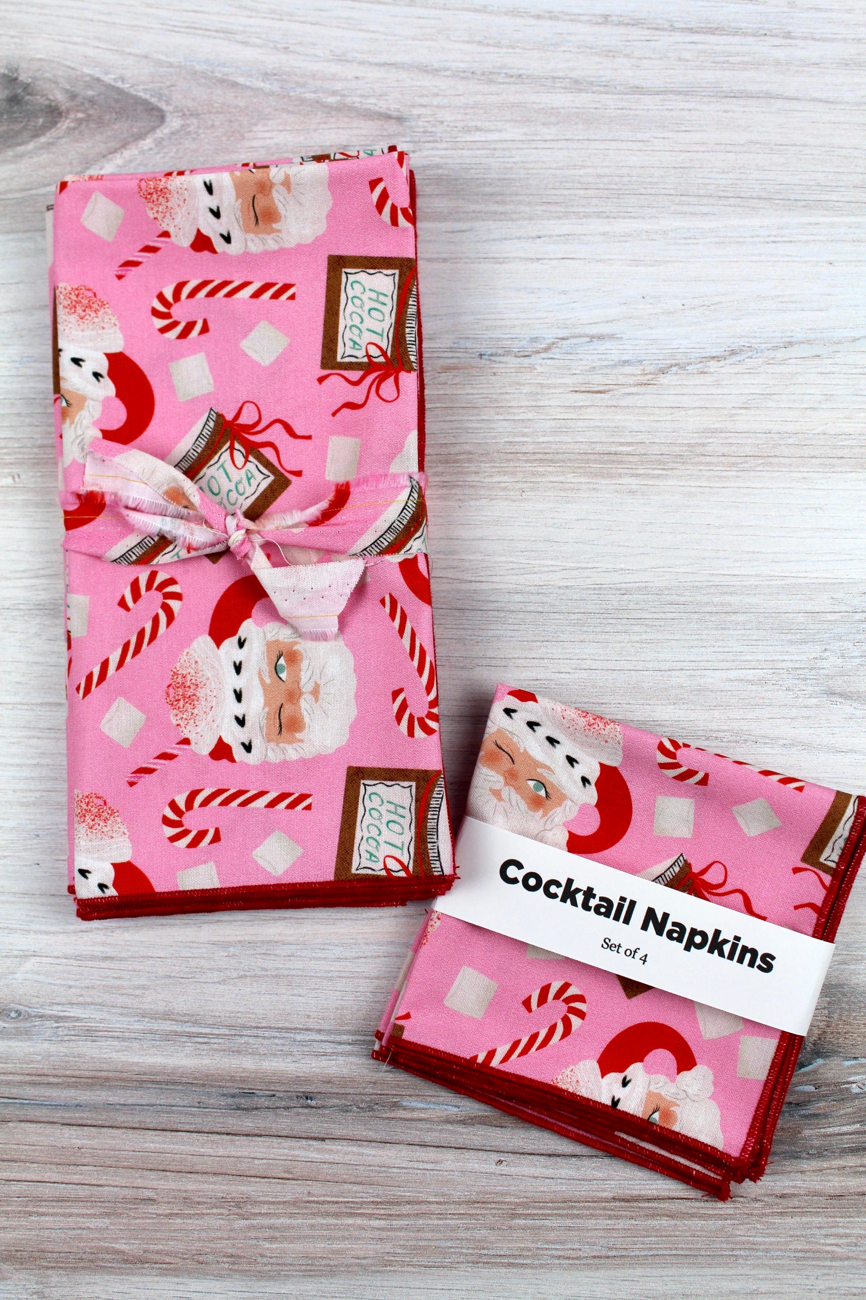 Vintage Santa Mug Christmas Napkins
