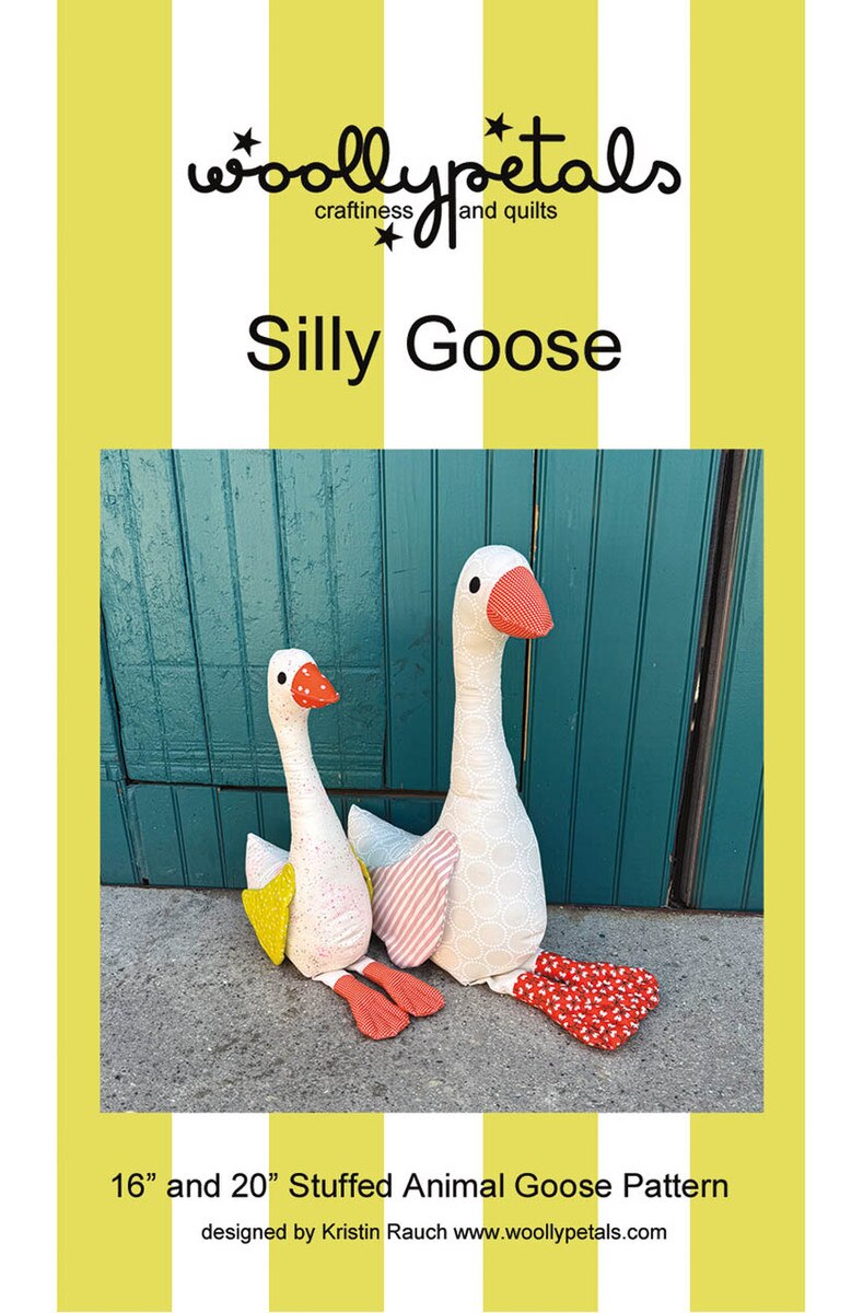 Wooly Petals Silly Goose Soft Toy Pattern