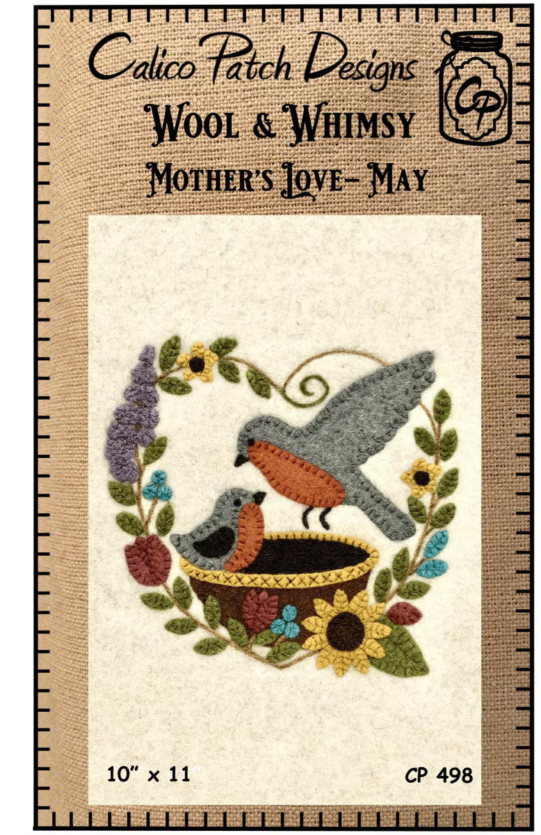 Mother's Love / Wool & Whimsy Appliqué Pattern