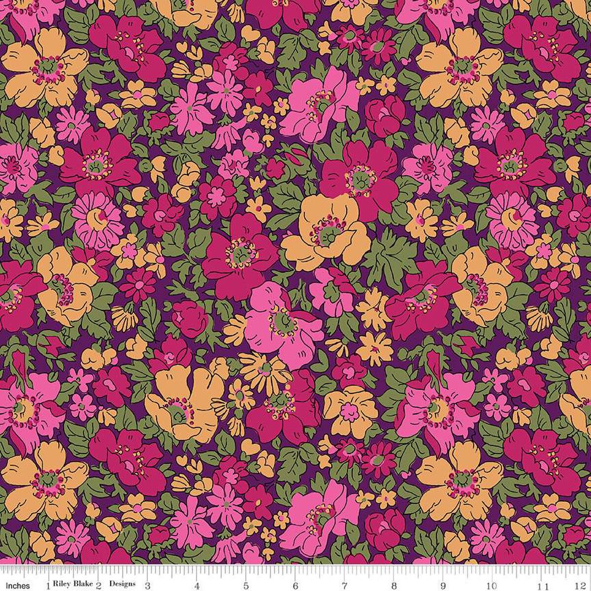 Cosmos Park A by Liberty Fabrics (Wide Width / Quilt Back)