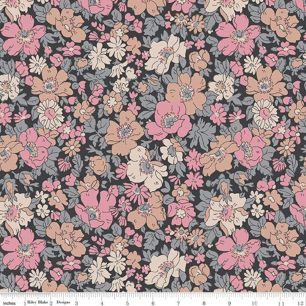 Cosmos Park B by Liberty Fabrics (Wide Width / Quilt Back)