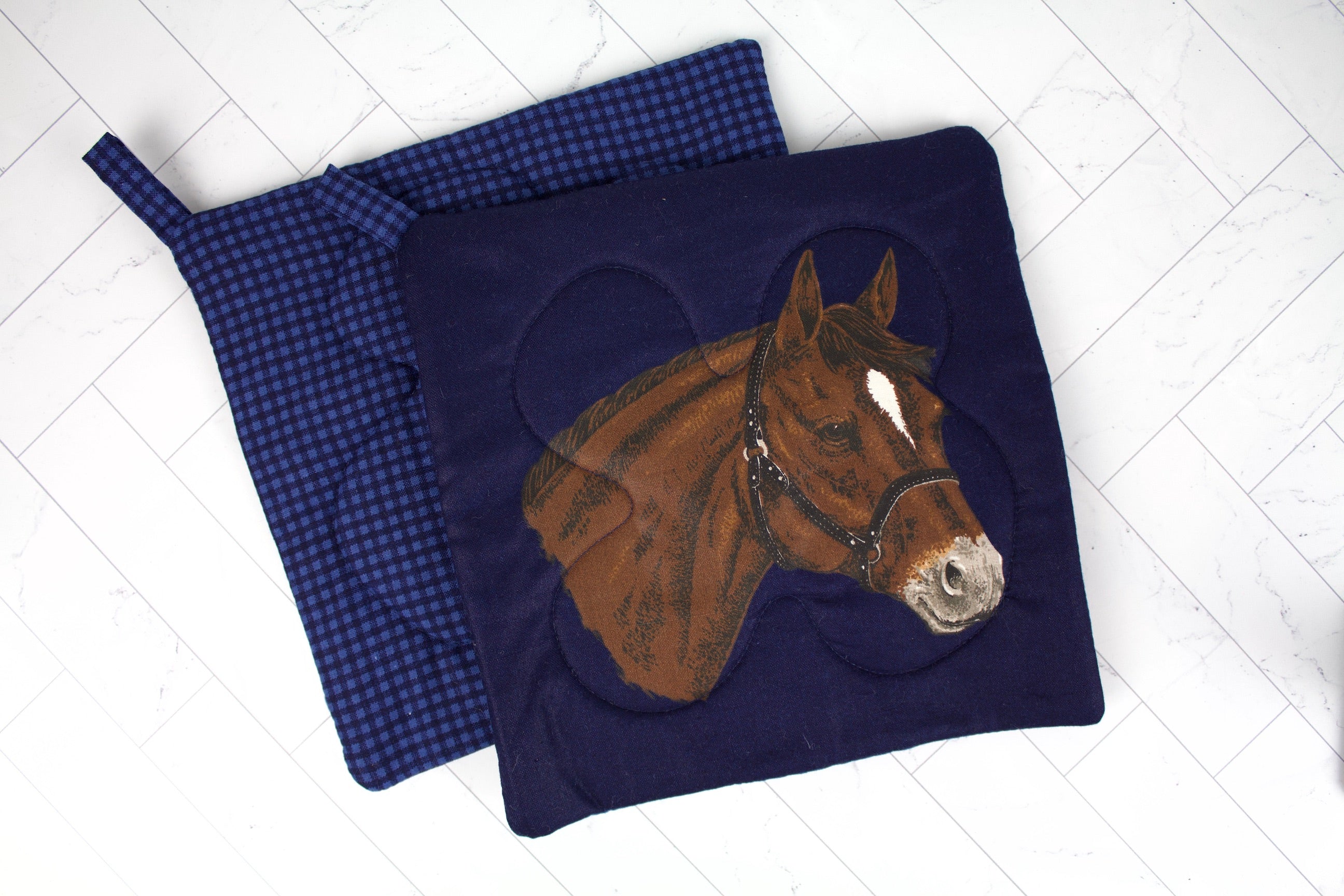 Wild About Horses Potholder