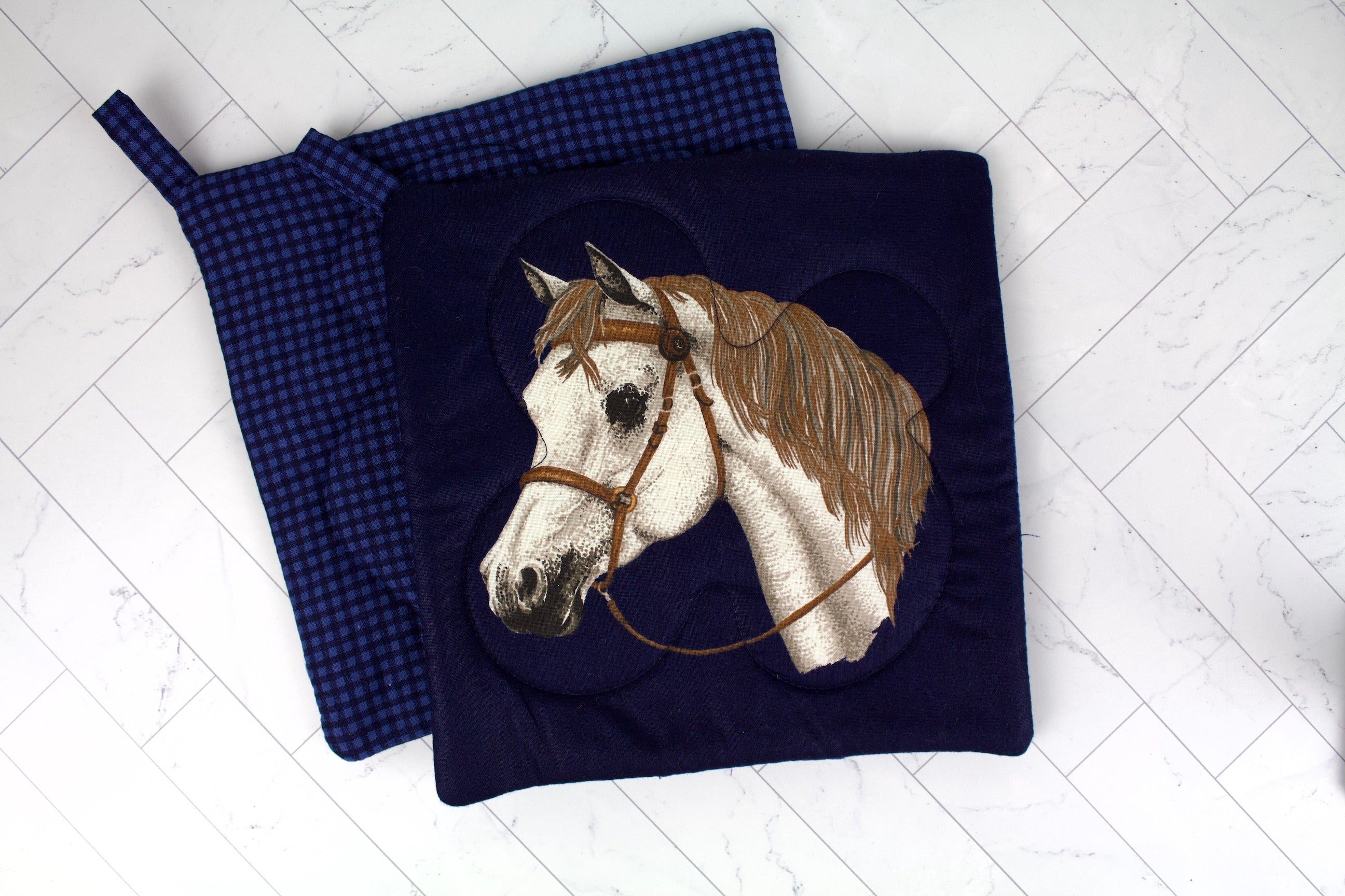 Wild About Horses Potholder