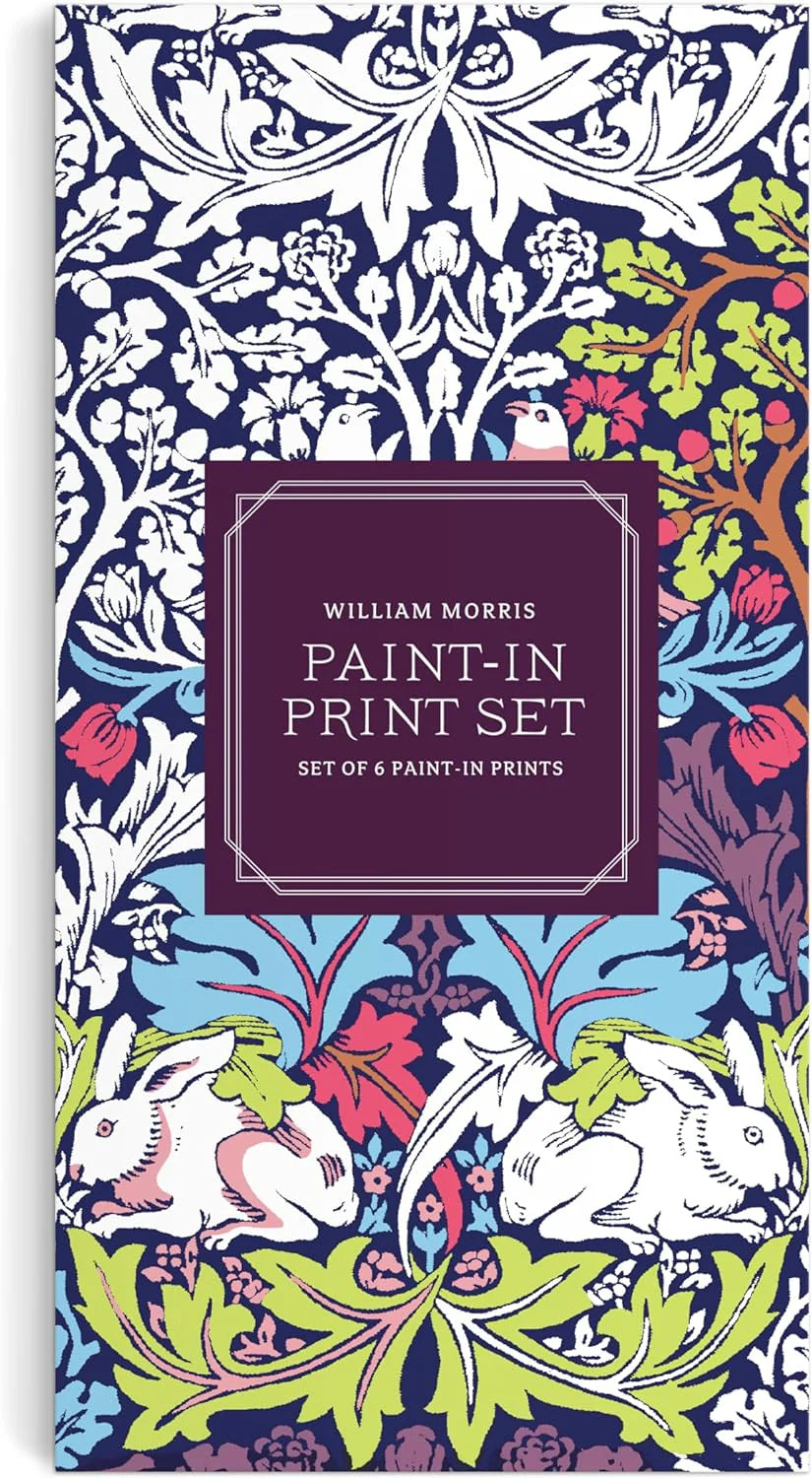 William Morris Paint-In Print Set