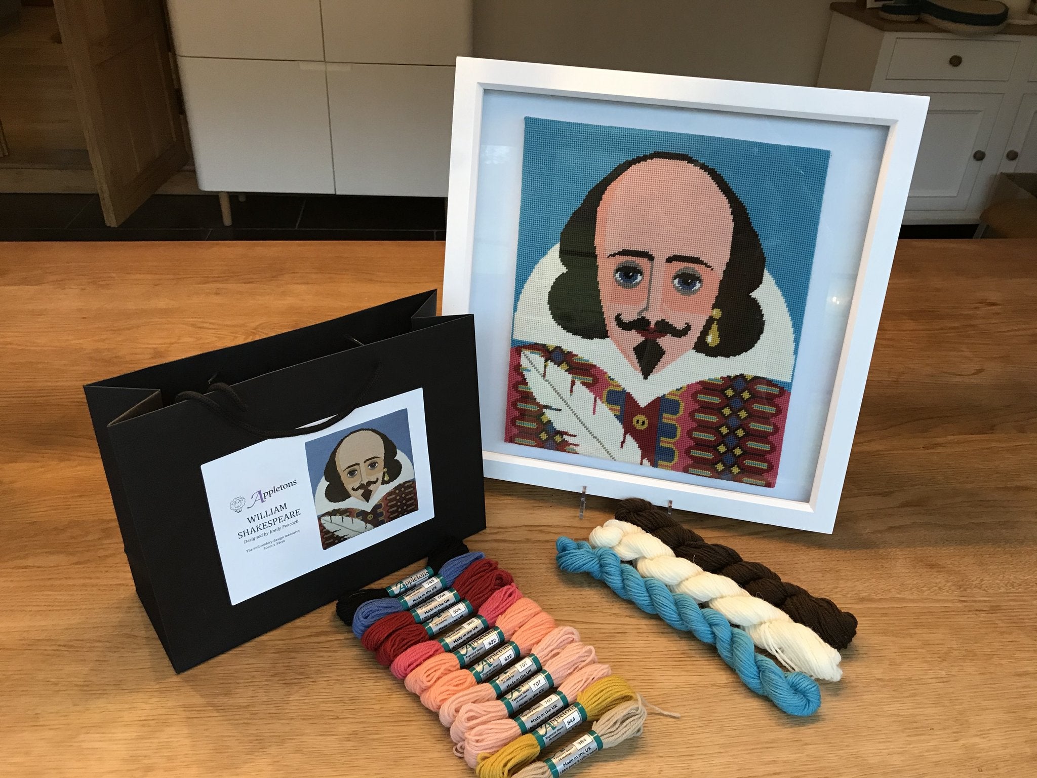 William Shakespeare Needlepoint Kit