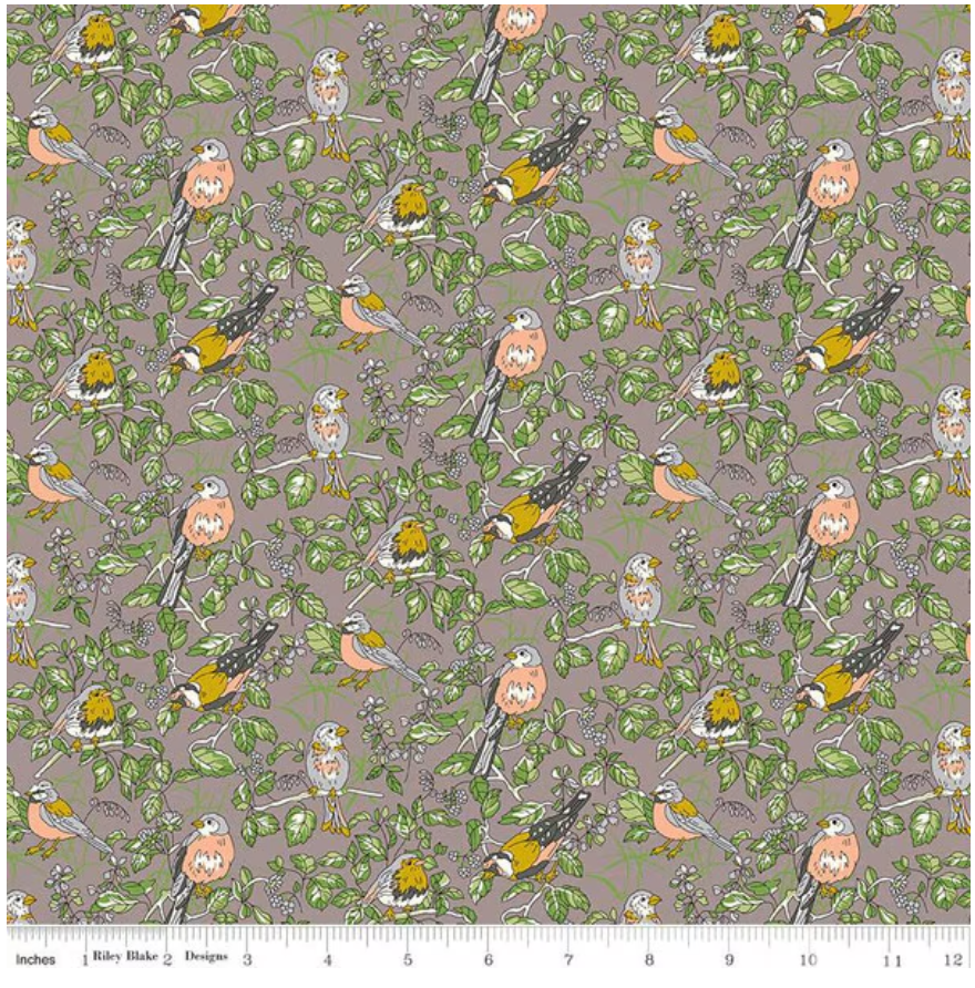 Hedgerow Chorus by Liberty Fabrics (Woodland Walk A)