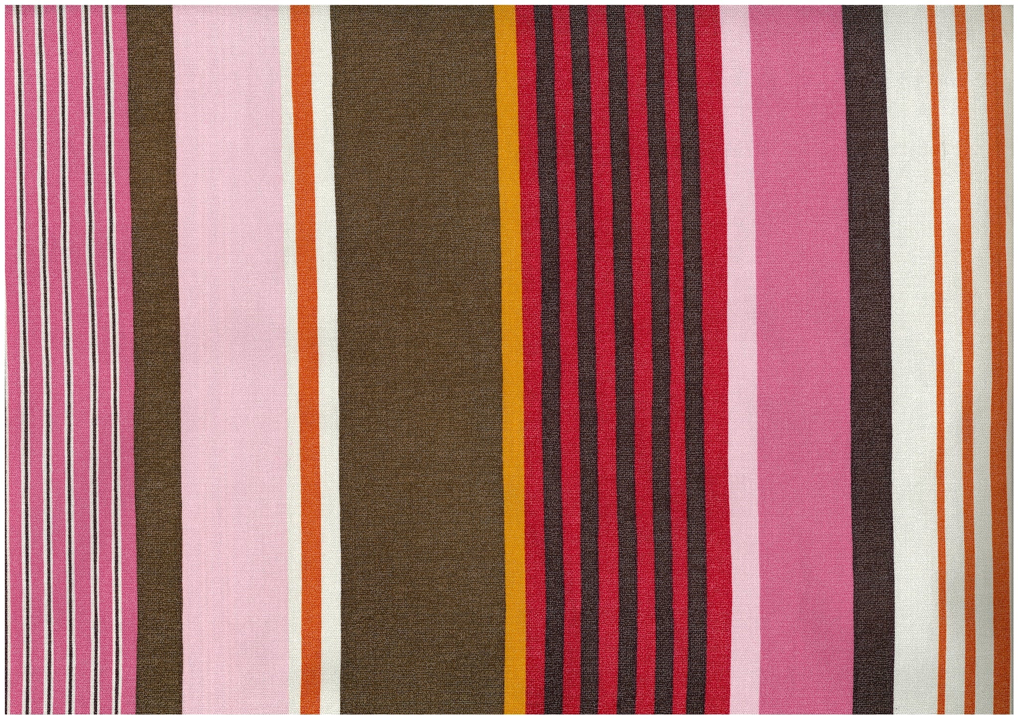 Dynamic Stripes Oxford Canvas in Pink Multi