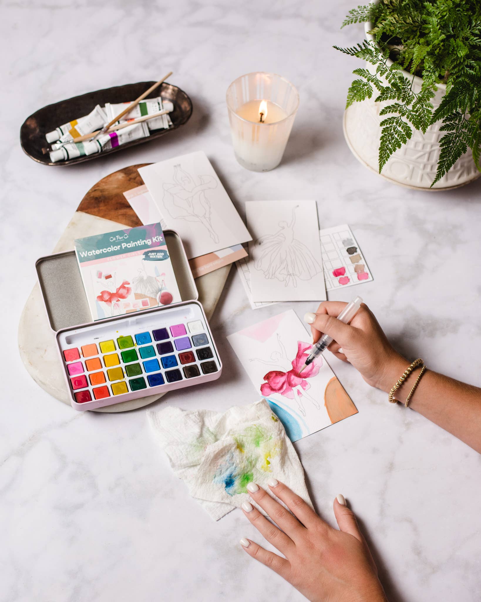 Seaside Studies watercolor painting kit