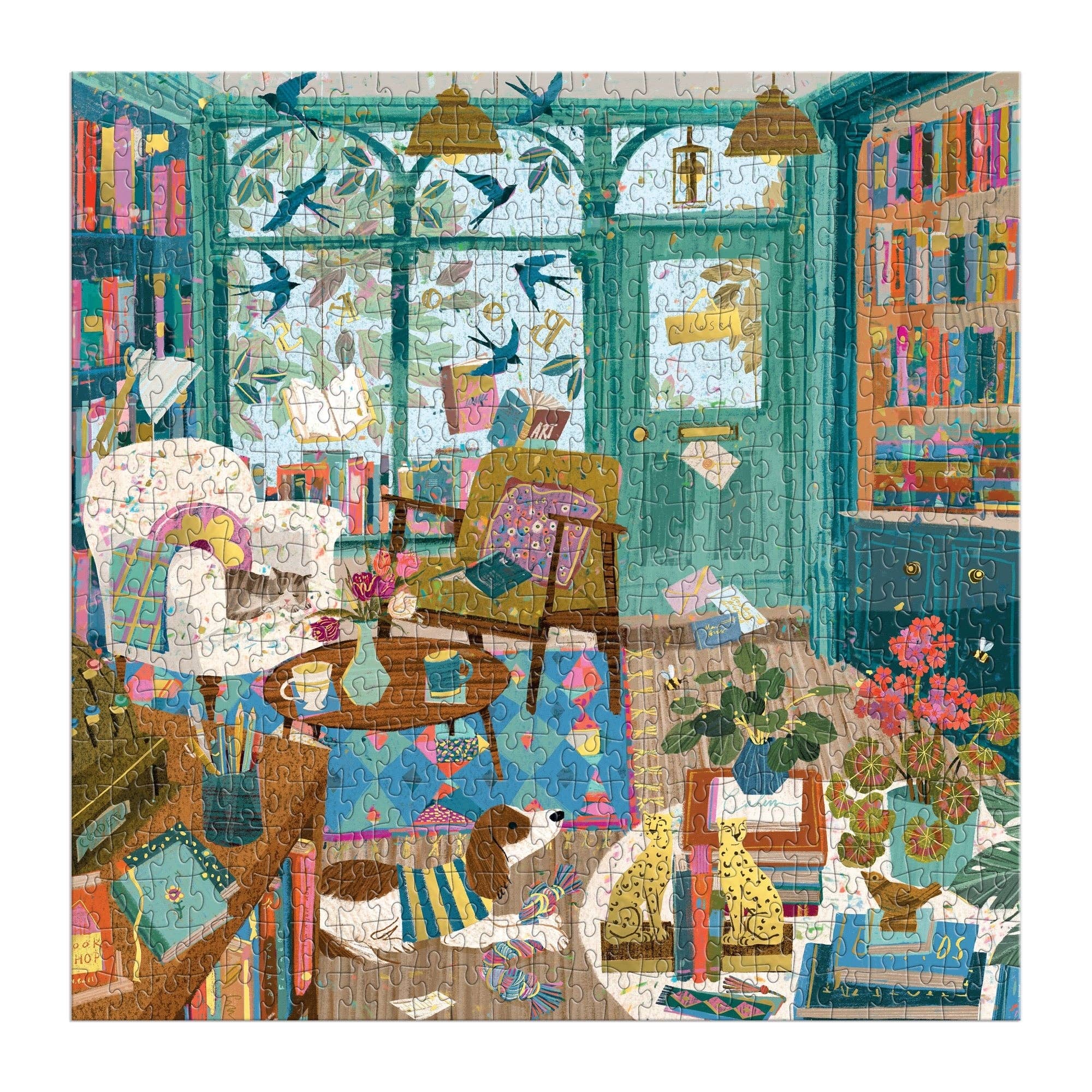 Bookshop Afternoon 500 Piece Foil Puzzle