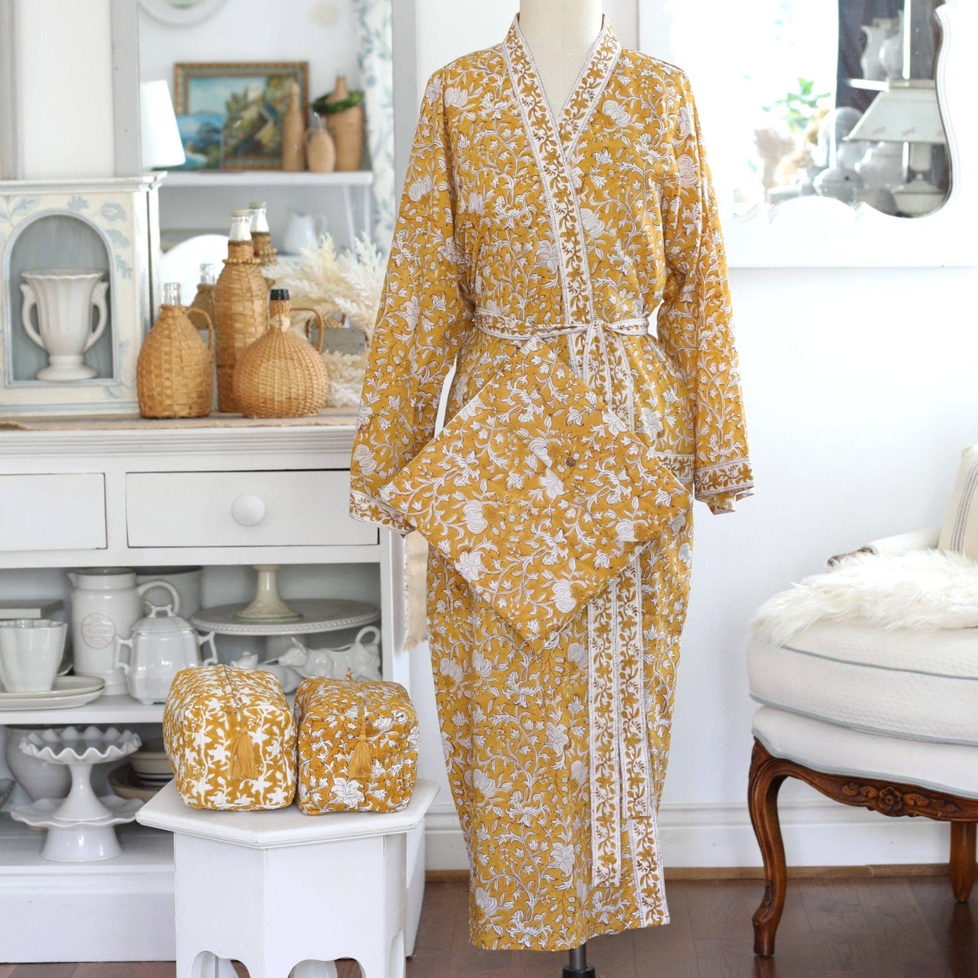 Kimono Robe Pacho Saffron