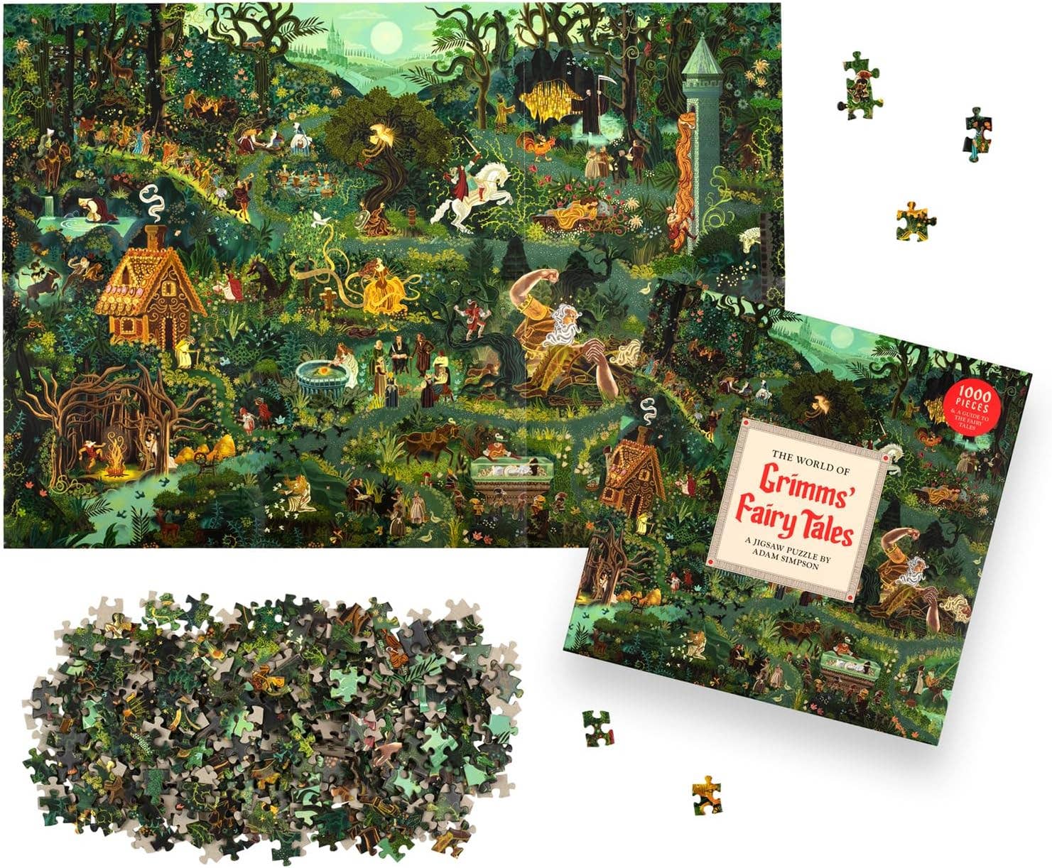 The World of Grimms' Fairy Tales 1000 Piece Puzzle