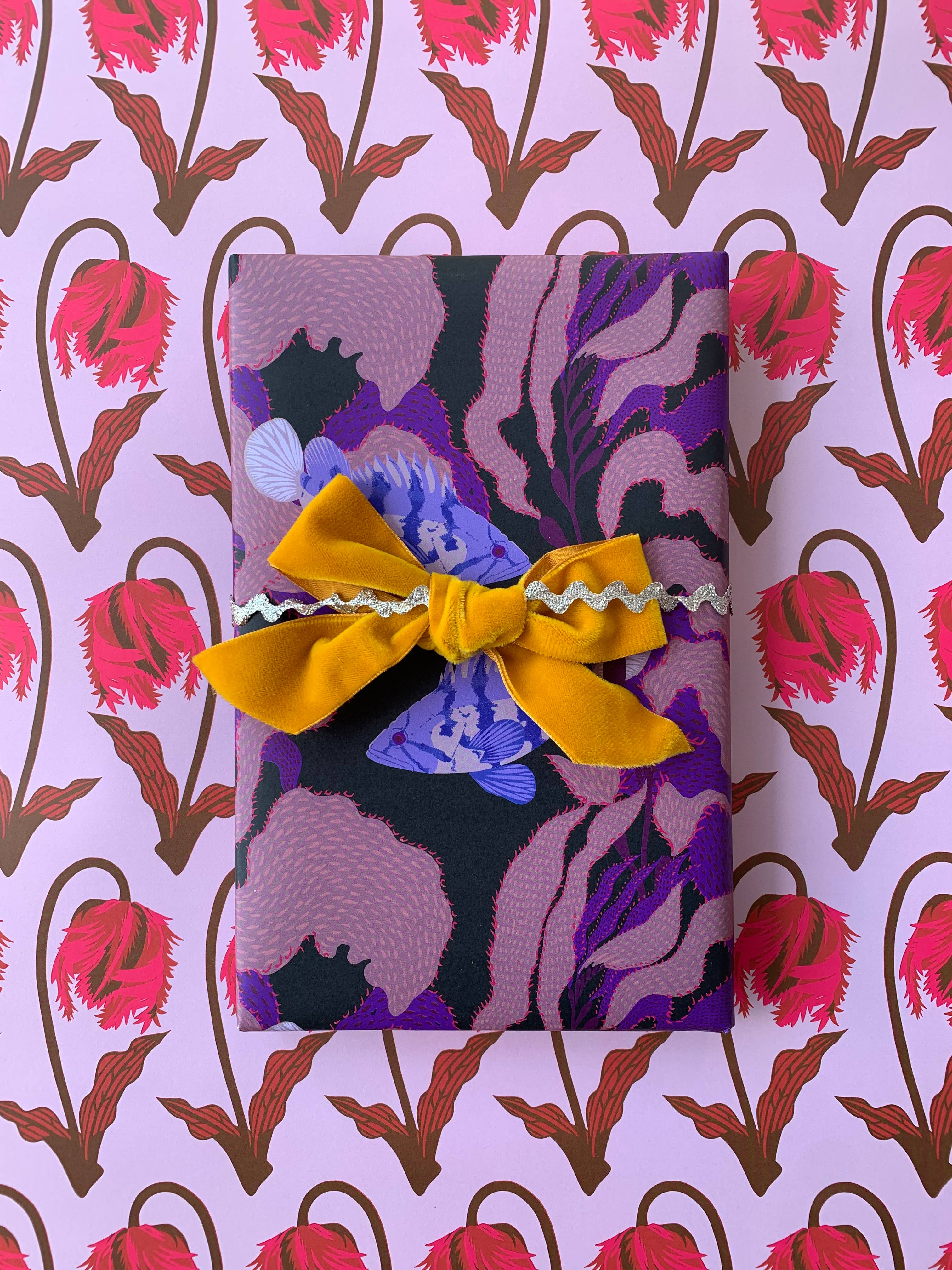 Parrot Tulip Wrapping Paper